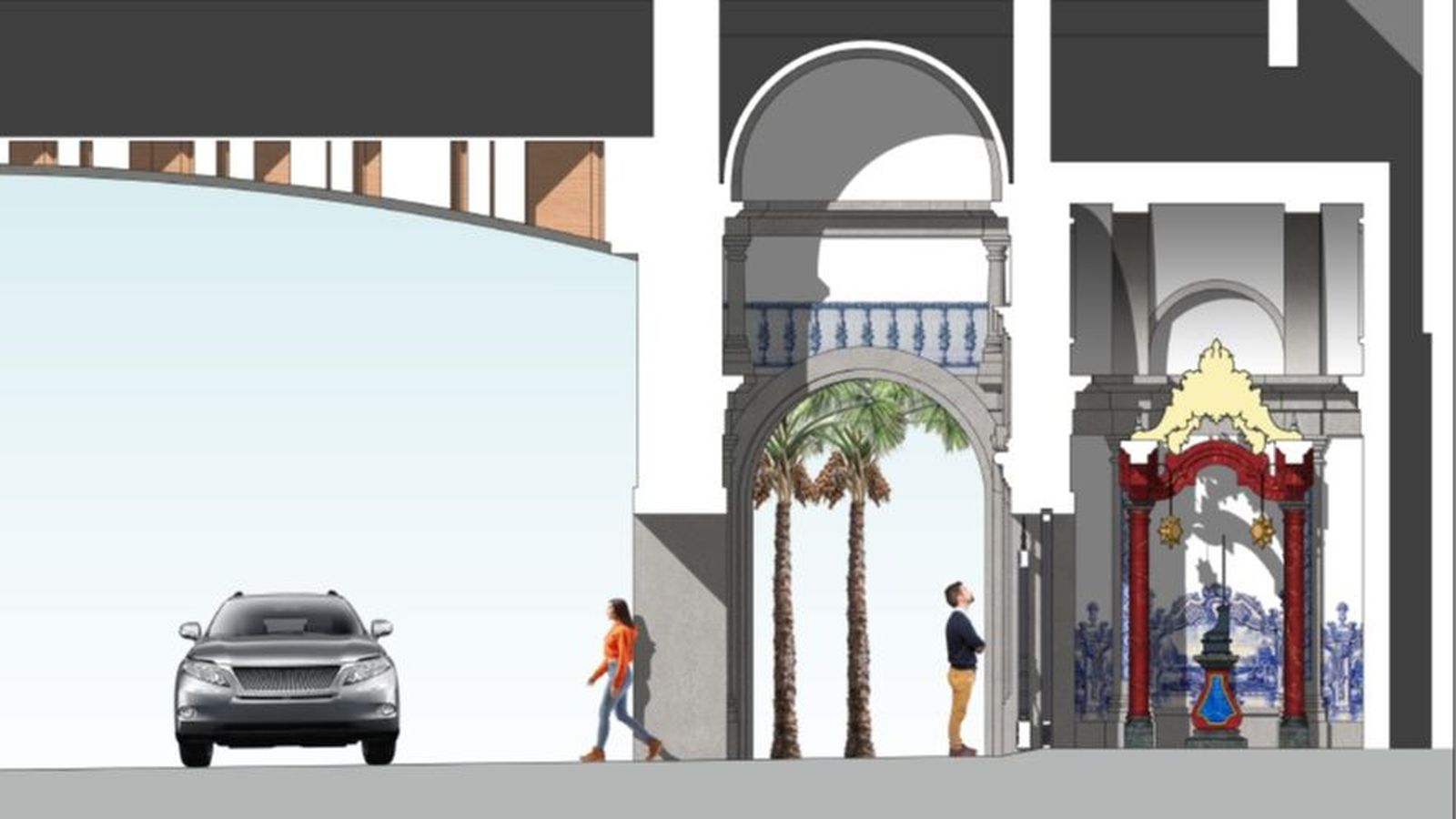 Imagen de cómo quedará el proyecto del Baluarte de los Mallorquines. / FOTO CEDIDA