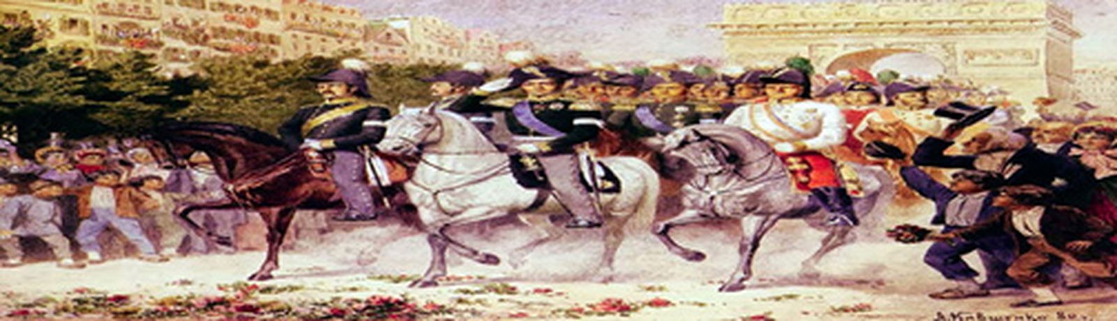 Los franceses salen de Barcelona.