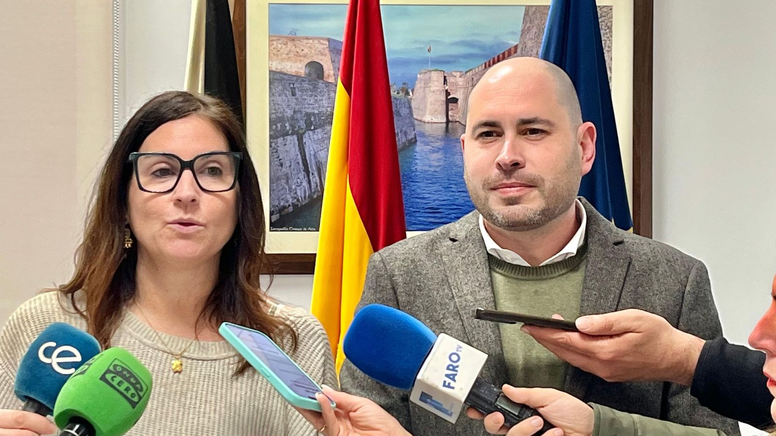 Livia Rosales y Miguel Ángel Pérez Triano