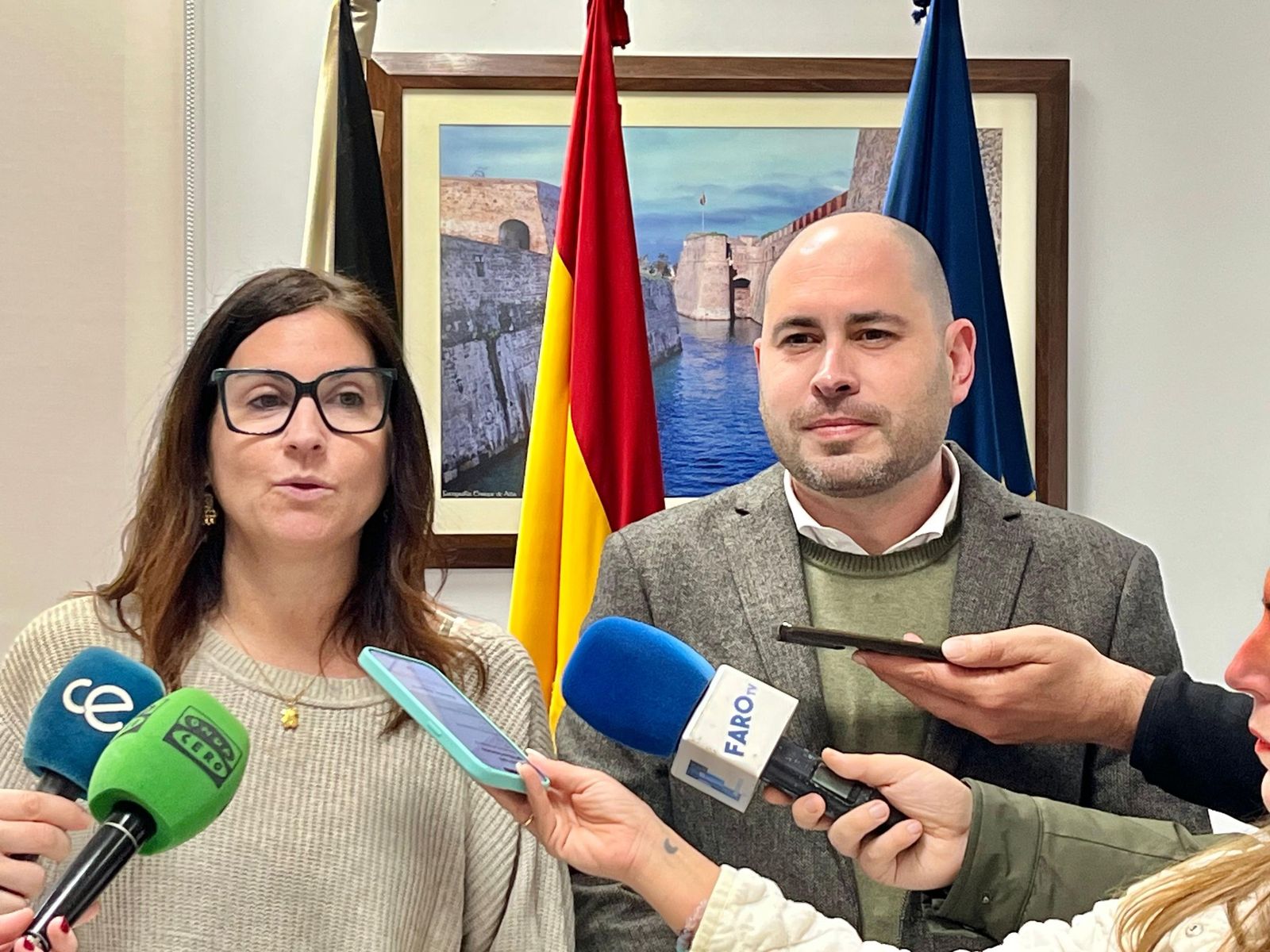 Livia Rosales y Miguel Ángel Pérez Triano