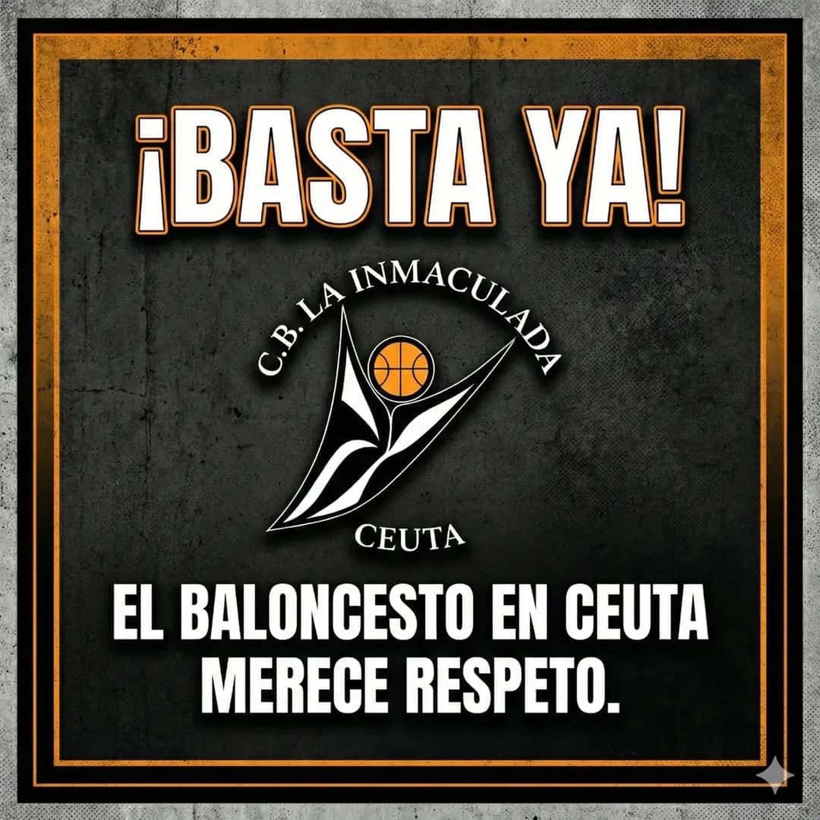 El CB La Inmaculada pide soluciones