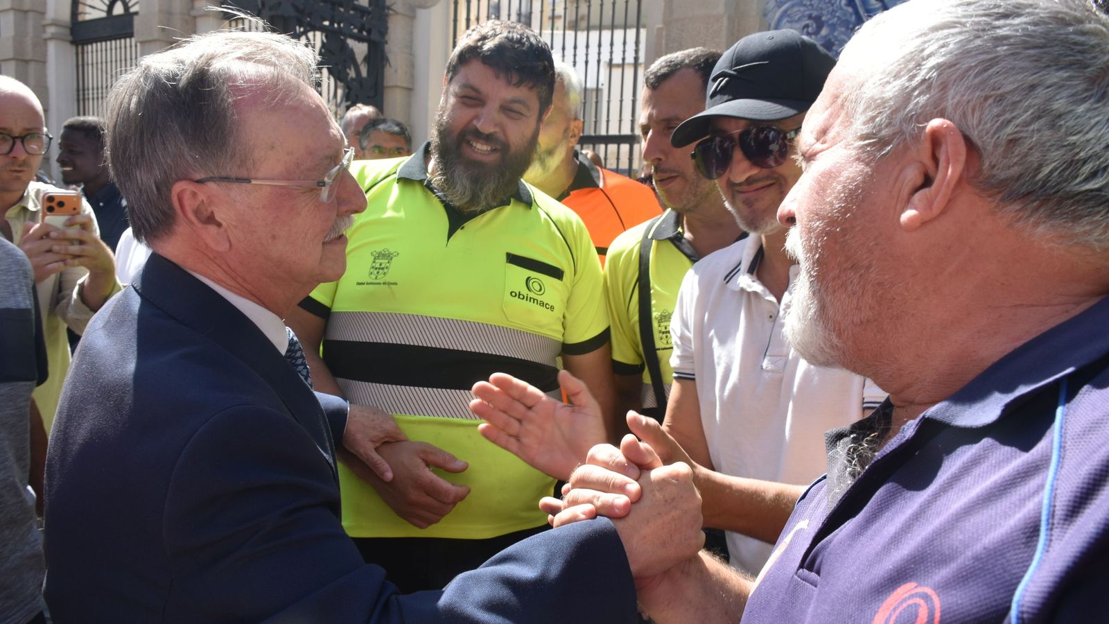 Así se ha vivido el primer minuto de silencio en el Palacio de la Asamblea