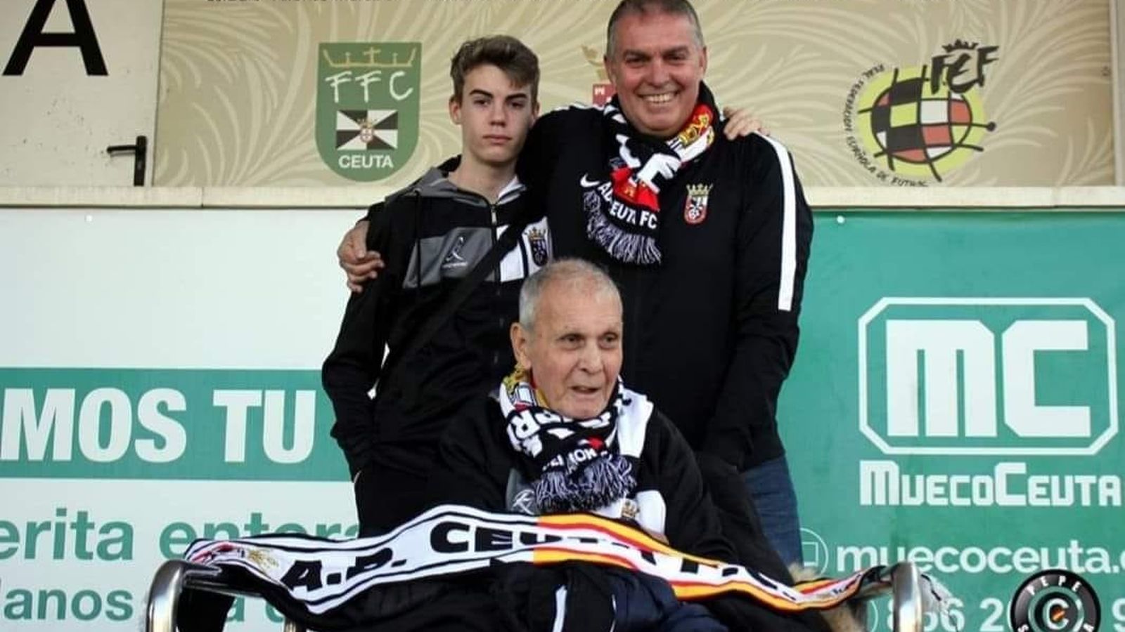 Tres generaciones de pasión: Tomás Núñez, un apellido marcado por el Ceuta.