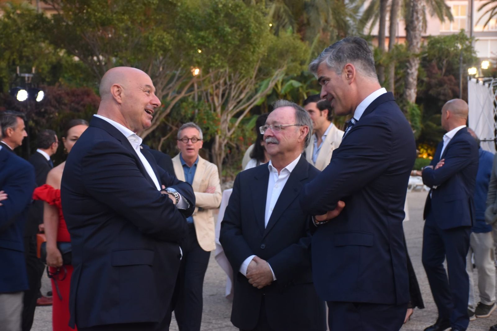 Una recepción el el Parque Marítimo, antesala del Forbes Ceuta AI & Tech Summit