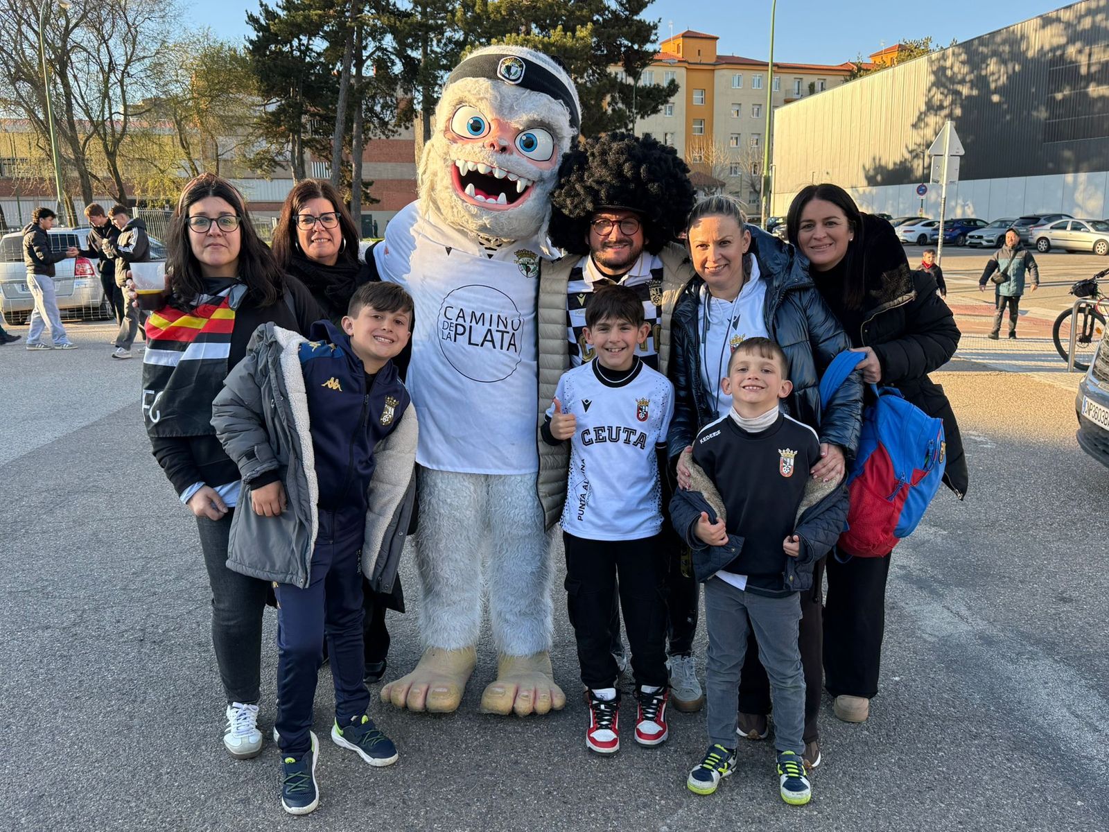 La afición caballa también apoyo al equipo en Burgos