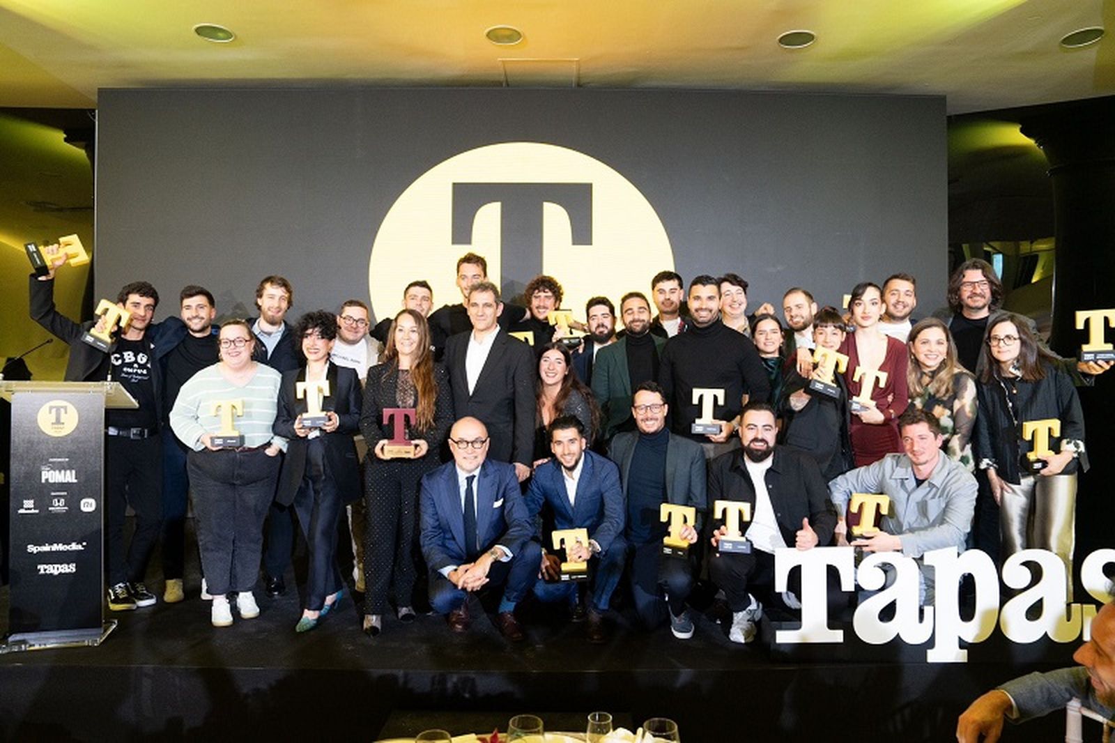 Los premiados en 'T de Tapas'. / FOTO CEDIDA