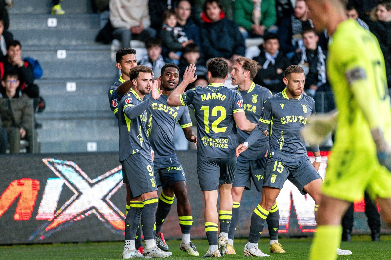 Burgos-AD Ceuta, partido de la Liga Hypermotion