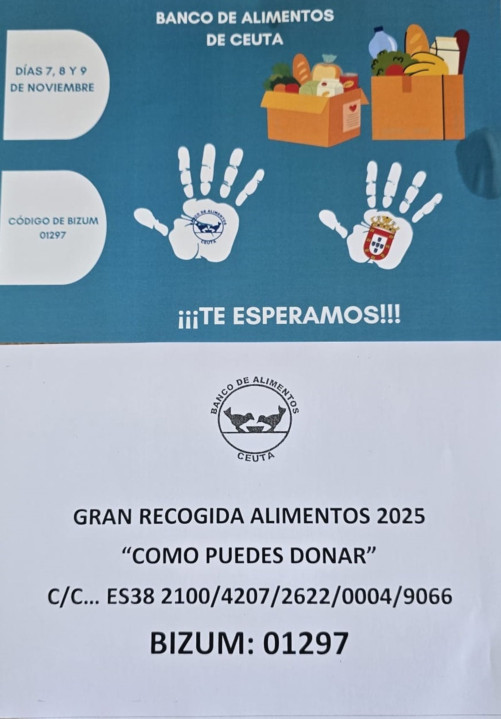 La donación también se puede realizar a través de Bizum