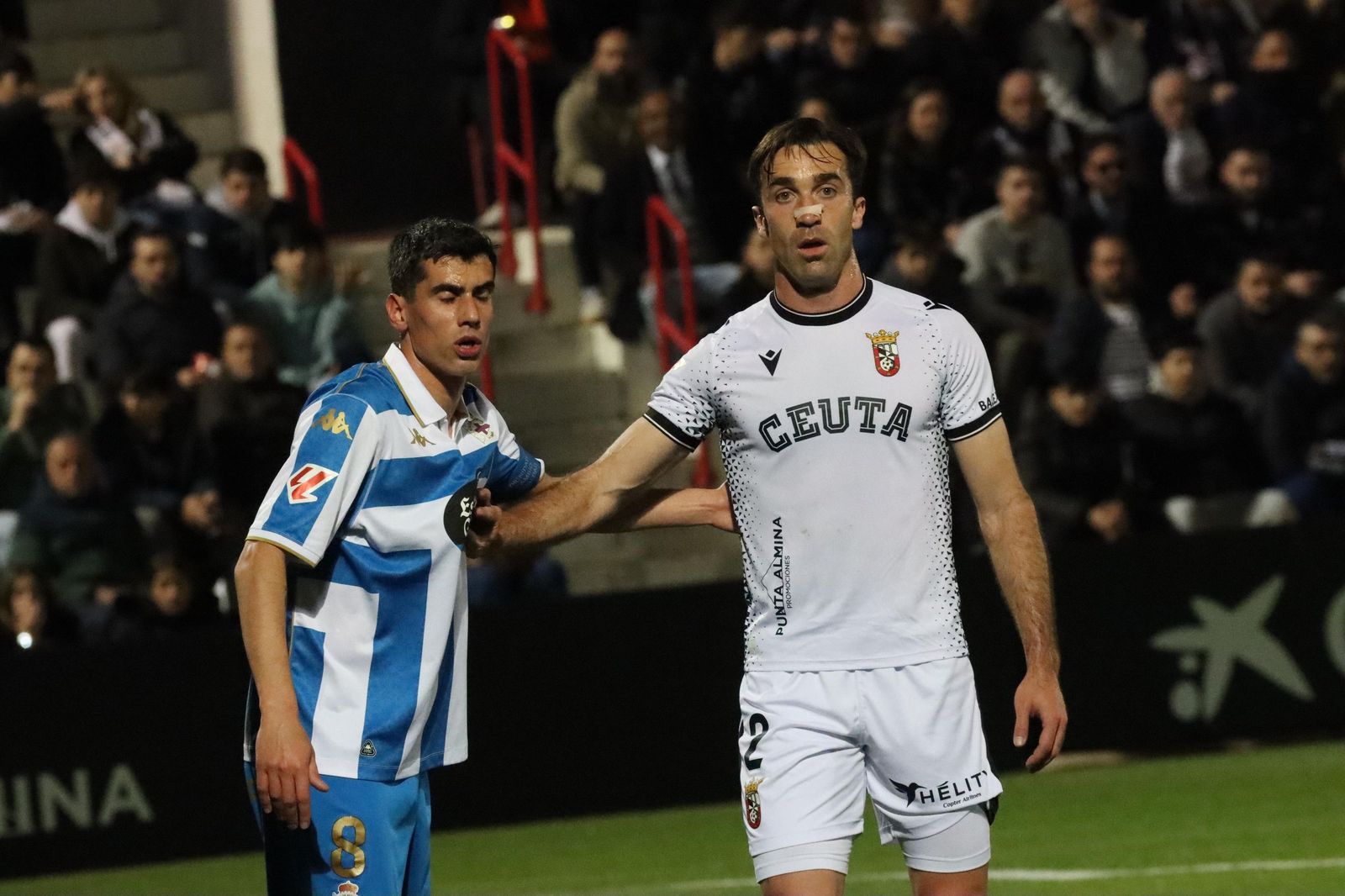 Las imágenes del partido entre la AD Ceuta y el Real Club Deportivo (X-X)