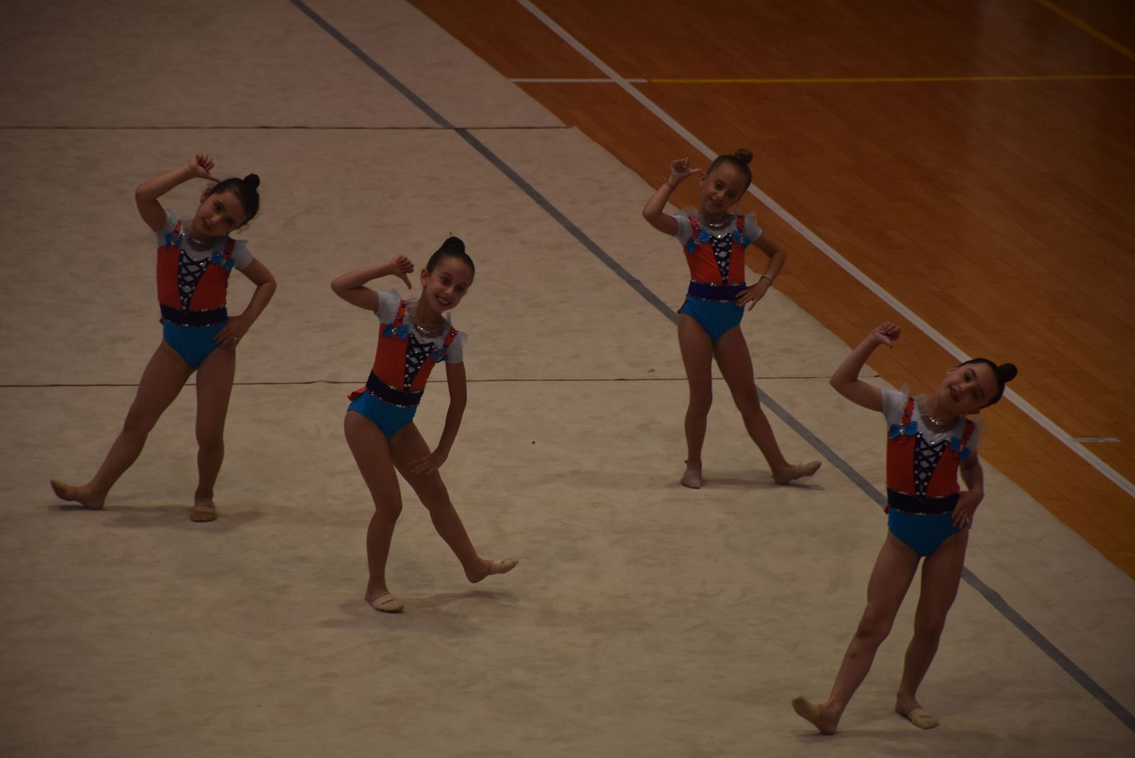 Exhibición de Gimnasia Rítmica