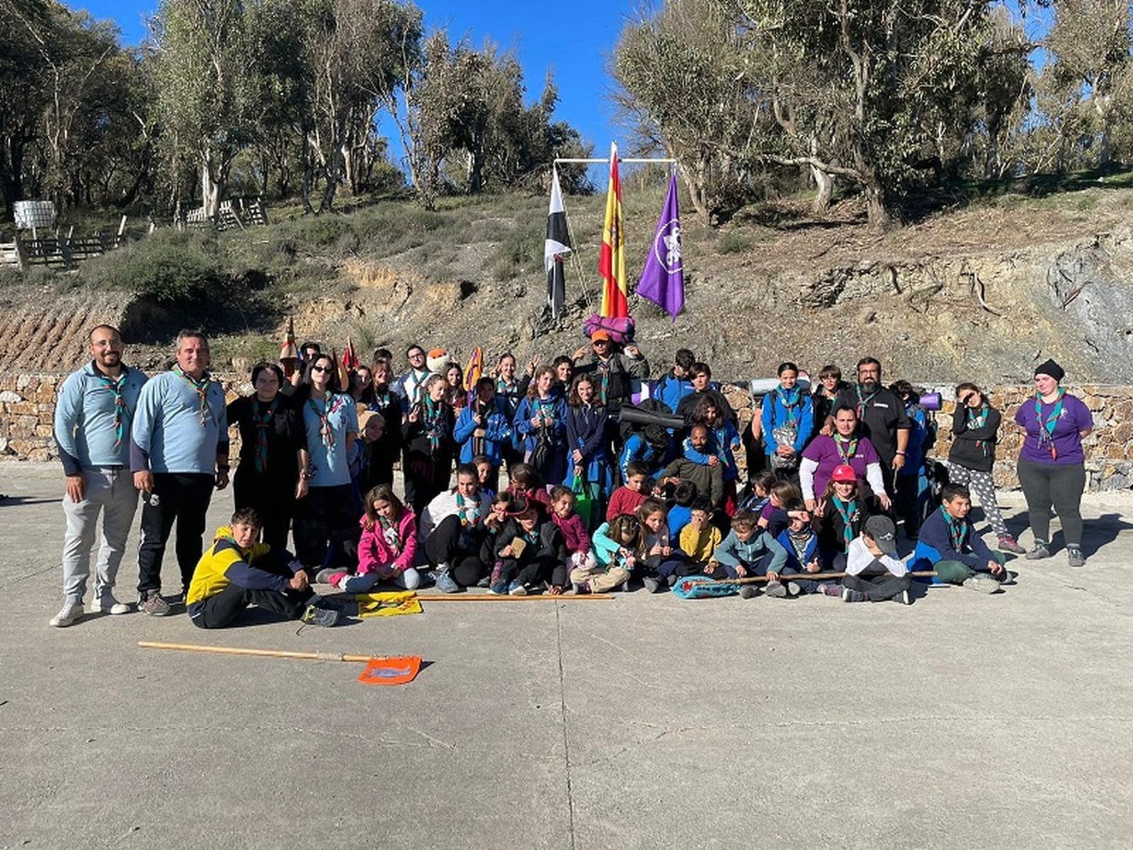 Un grupo de scouts en Ceuta. / FOTO EL PUEBLO