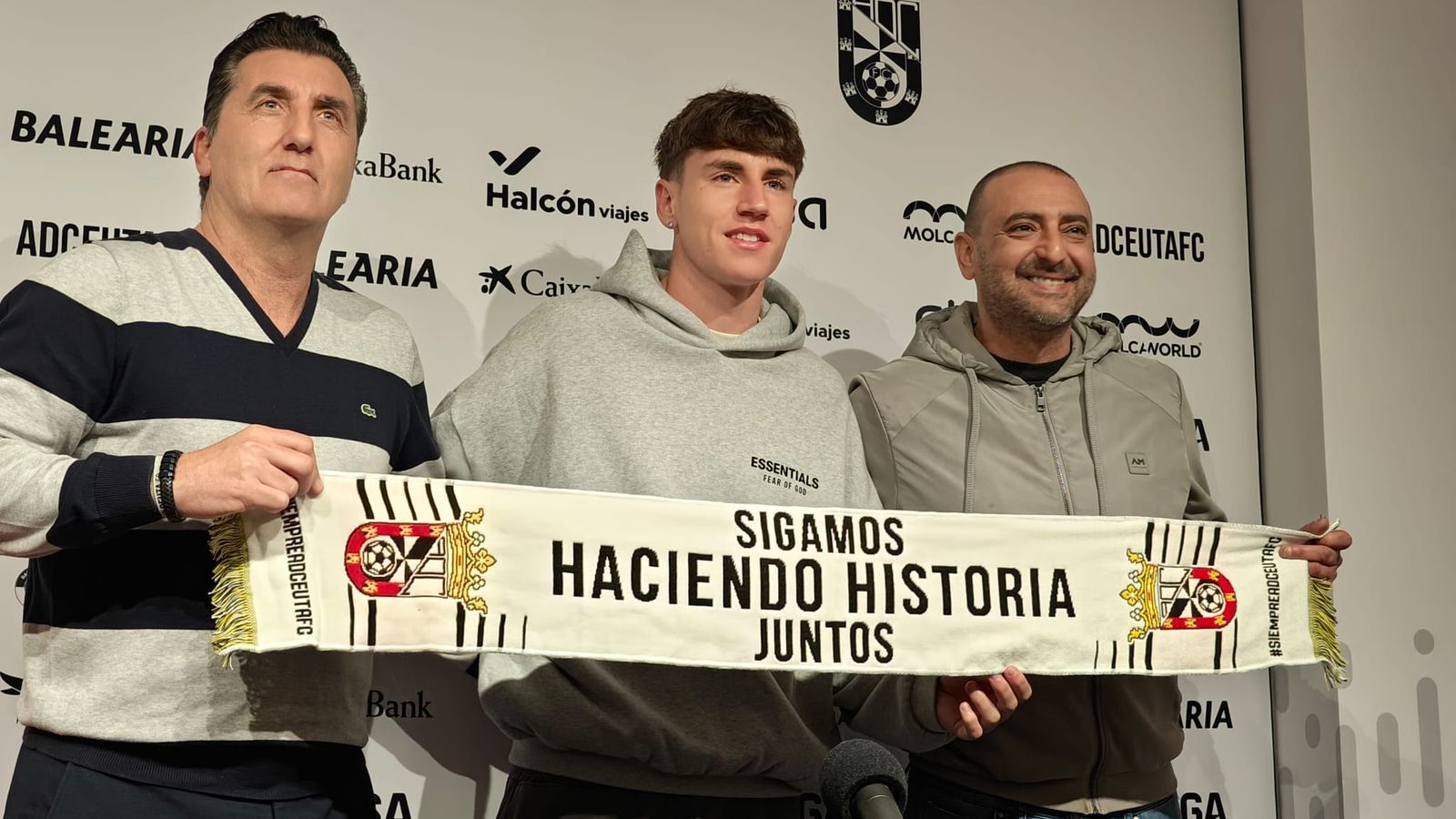 La AD Ceuta refuerza su ambición con Campaña y Doménech, talento y experiencia para soñar