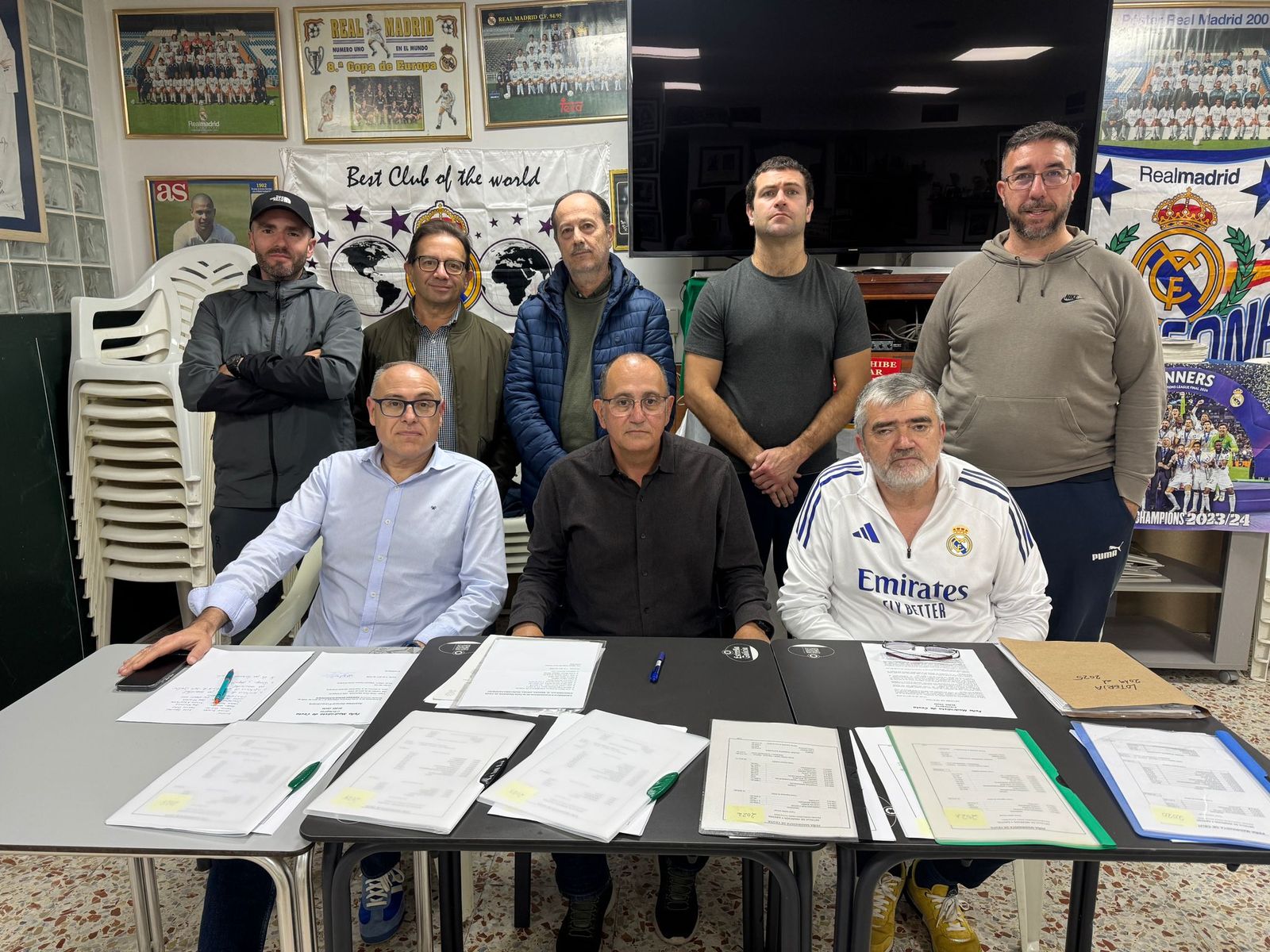 Junta directiva de la Peña Real Madrid de Ceuta