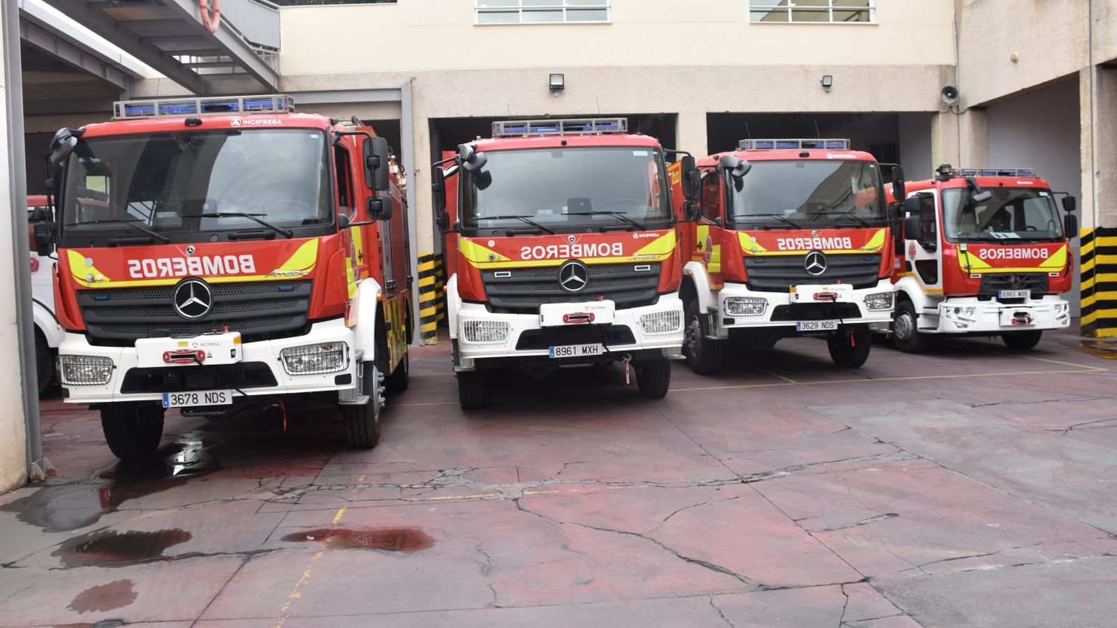 Renovación flota vehículos Parque de Bomberos Ceuta Renovación flota vehículos Parque de Bomberos Ceuta