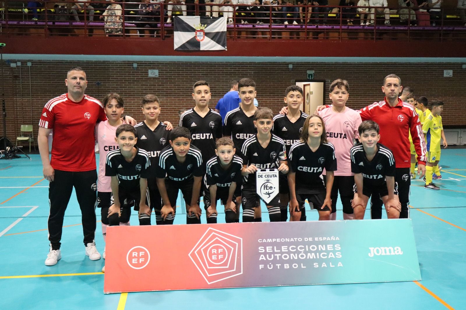 Jornada histórica para Ceuta en el Campeonato de España sub-12 de Fútbol Sala