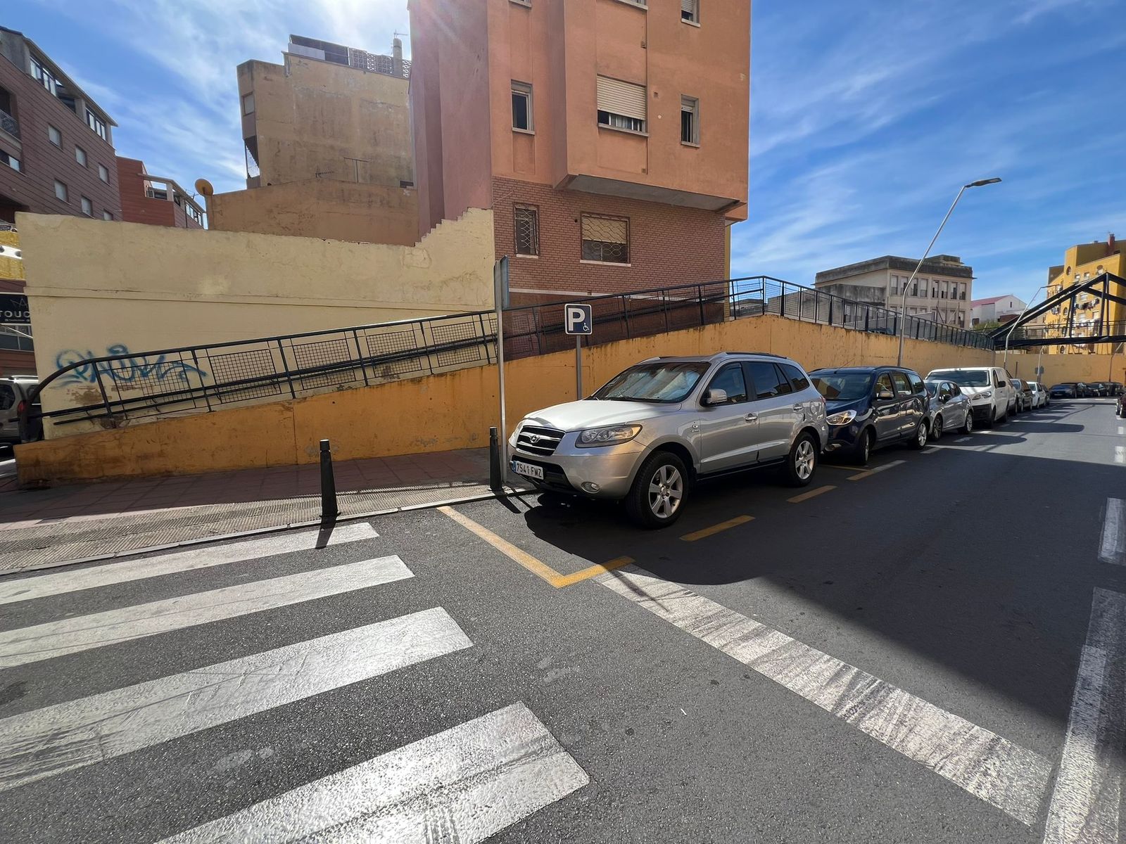 La calle en Bermudo Soriano donde se ubicará provisionalmente la parada de taxi de Hadú