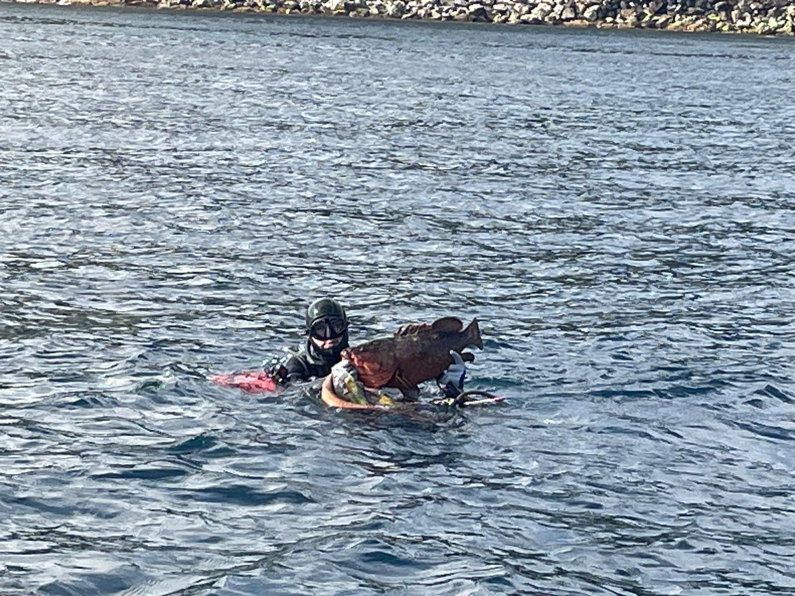 Jalid se impone en el campeonato local de pesca submarina celebrado en Ceuta