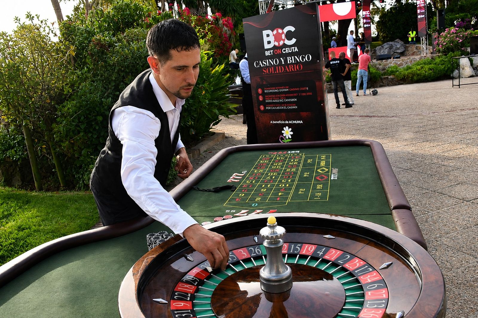 Acto de despedida de la última edición de las jornadas de juego Bet on Ceuta