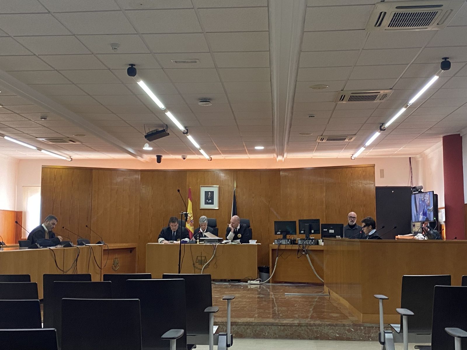 Imagen de la Audiencia Provincial en Ceuta este miércoles.