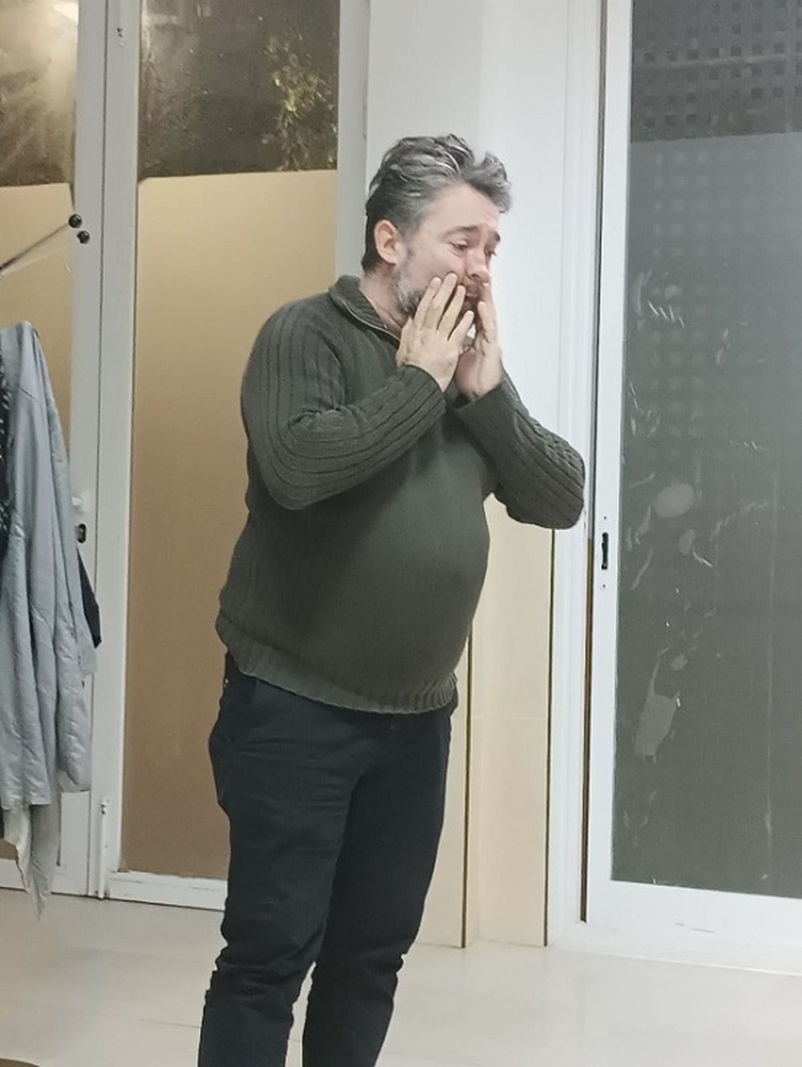 César Martín durante uno de los ensayos. / FOTO CEDIDA