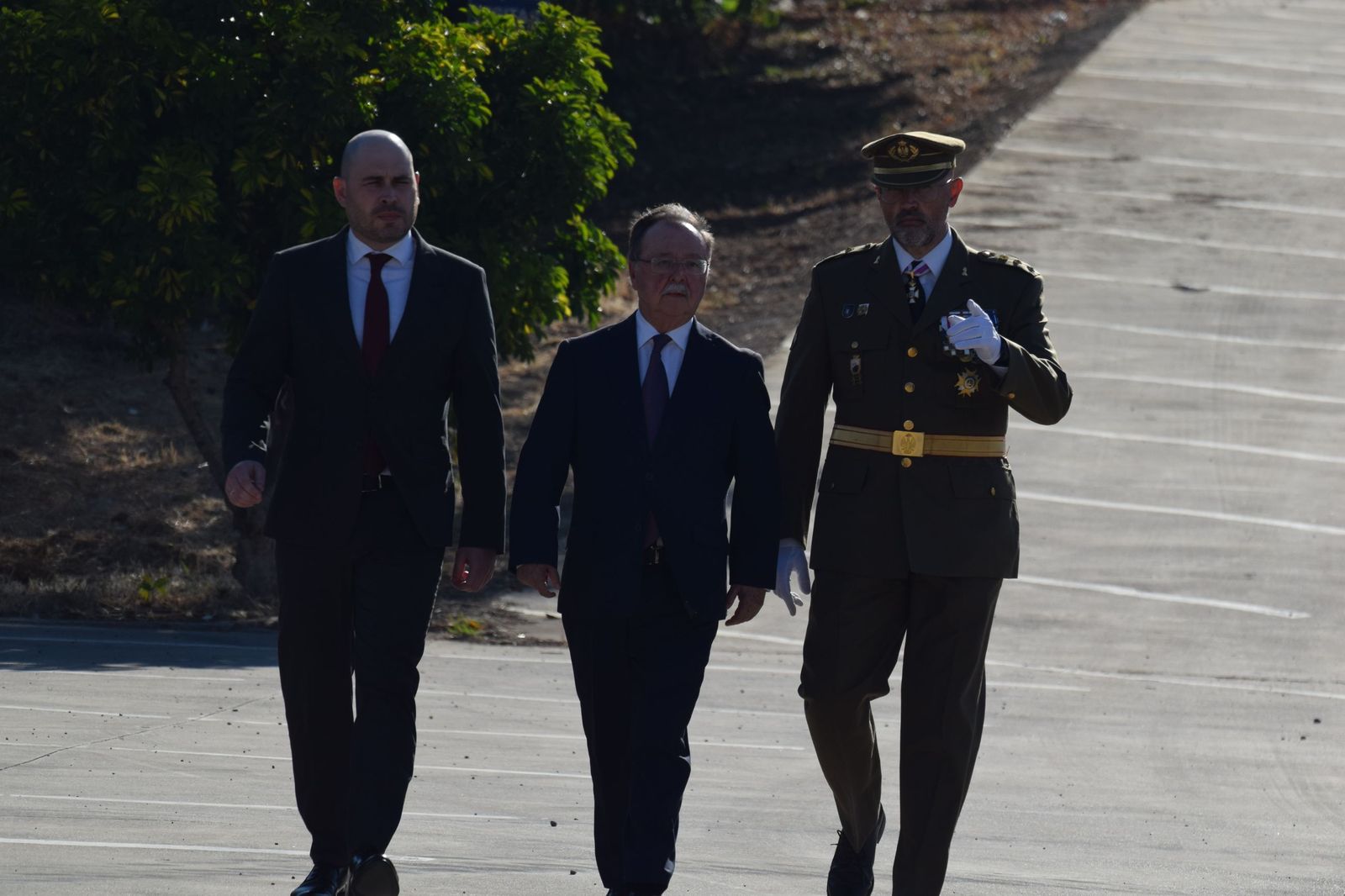 El Regimiento de Ingenieros 7 honra a San Fernando en una solemne parada militar en El Jaral