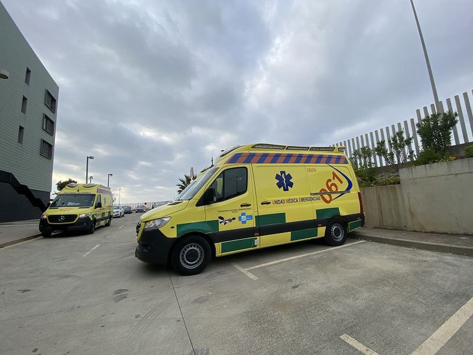 Ambulancias TSTC Ceuta./FOTO CEDIDA