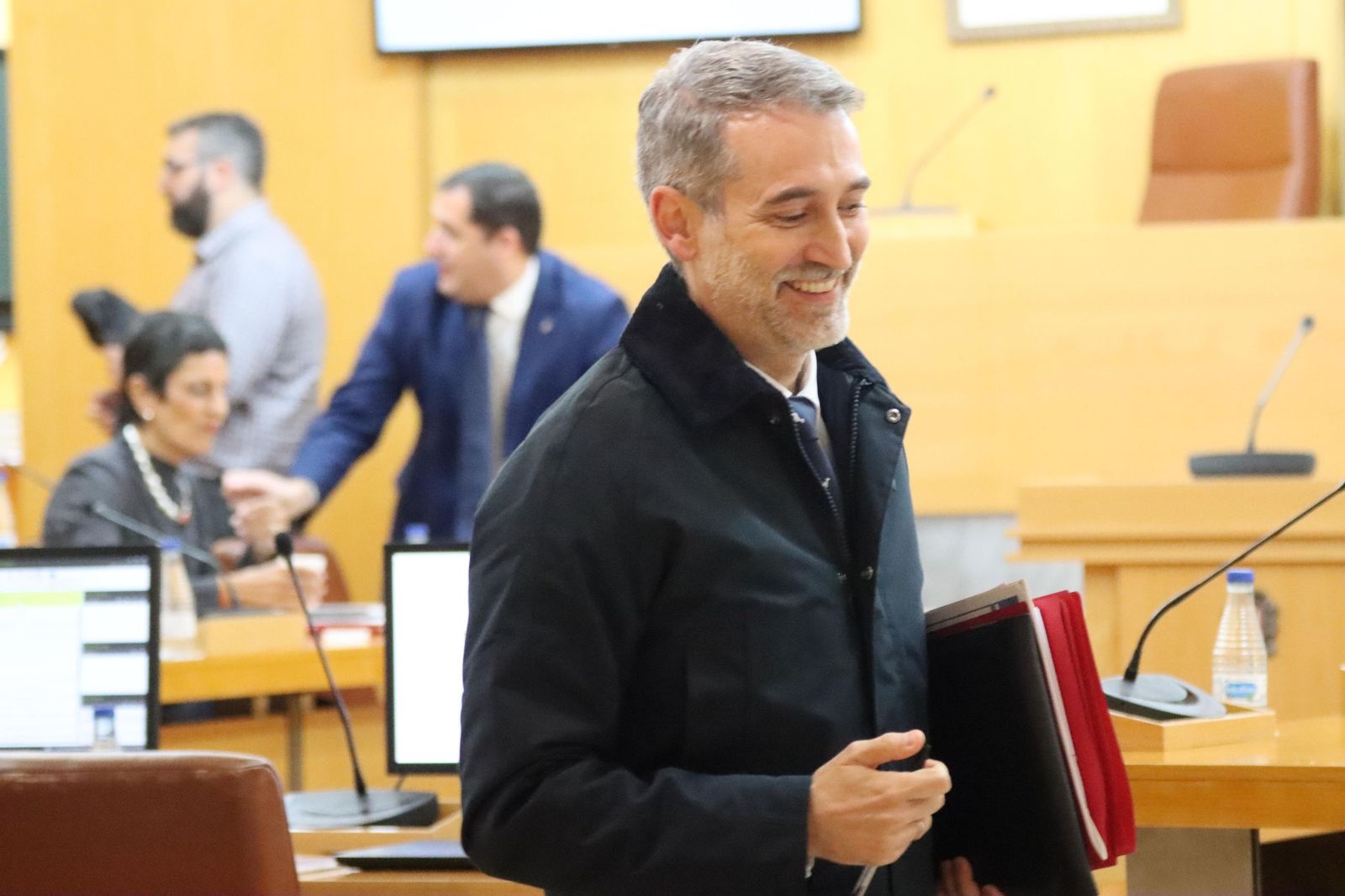 Sebastián Guerrero (PSOE) en la Asamblea.