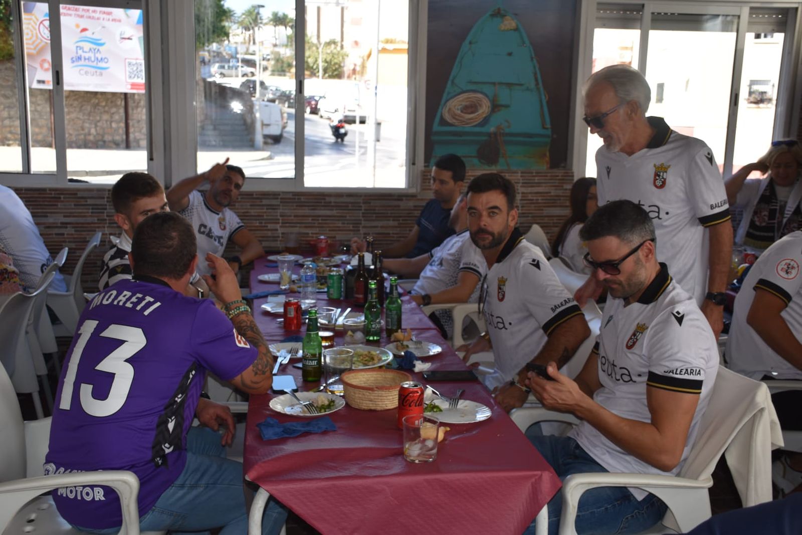 FOTOGALERÍA | Así vio Nicol's a los ceutíes en la previa de la AD Ceuta contra el Mirandés