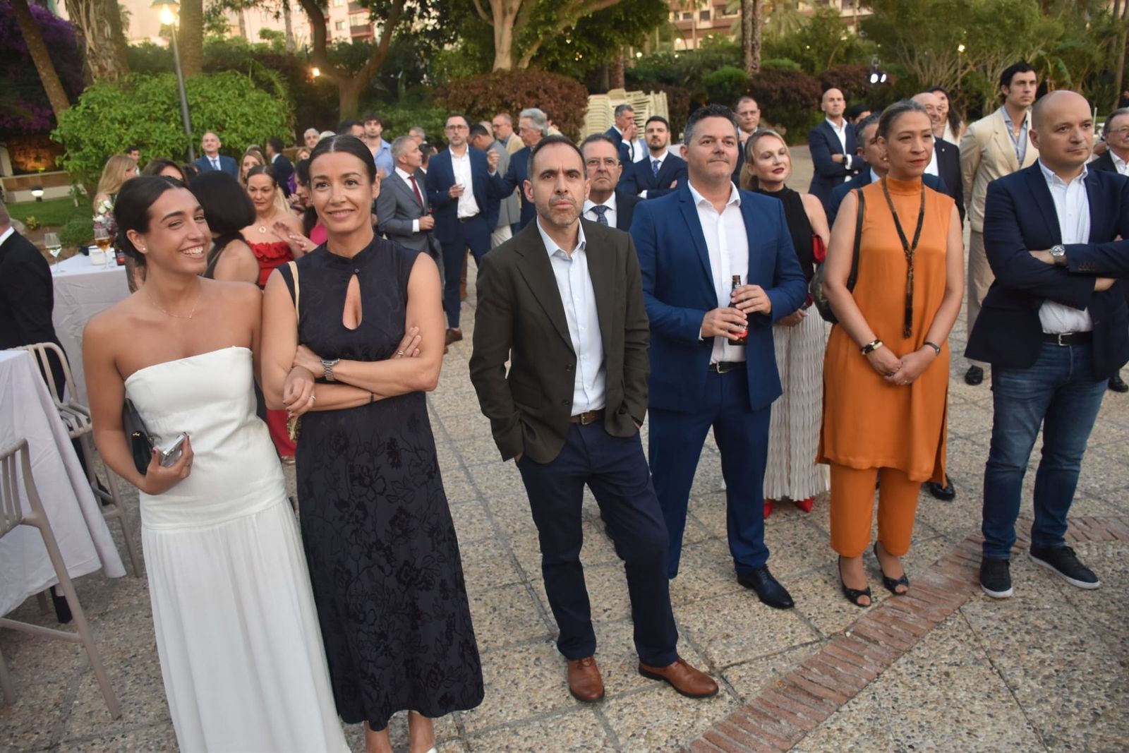 Una recepción el el Parque Marítimo, antesala del Forbes Ceuta AI & Tech Summit