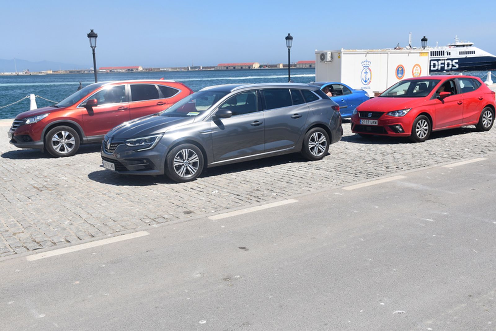 La OPE ensaya una zona de emergencia en el Muelle España