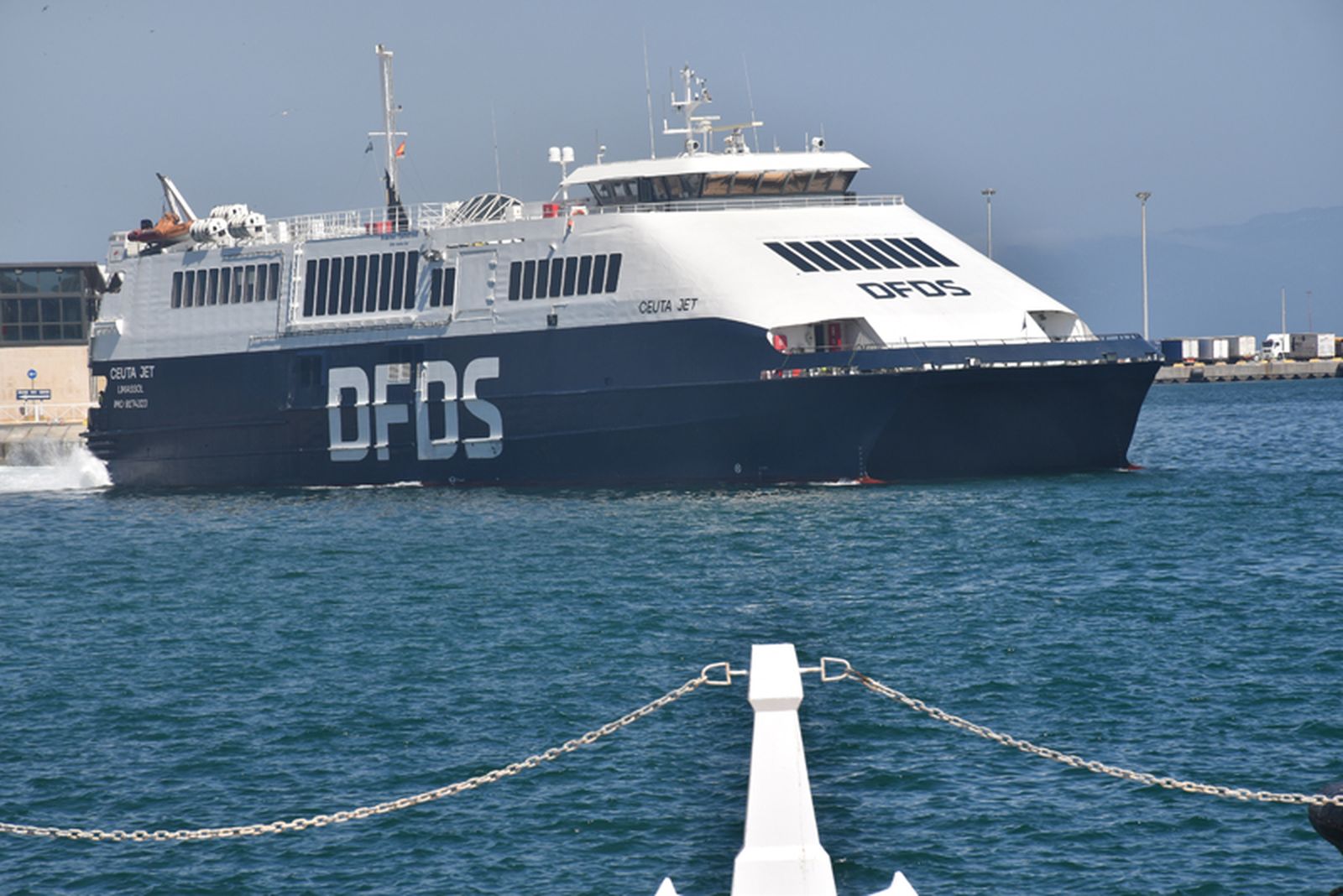 La OPE ensaya una zona de emergencia en el Muelle España