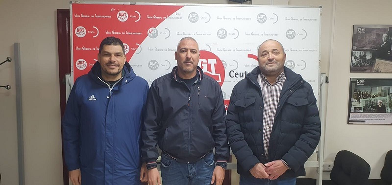 El empresario junto con el representante de FICA-UGT de Ceuta / FOTO CEDIDA