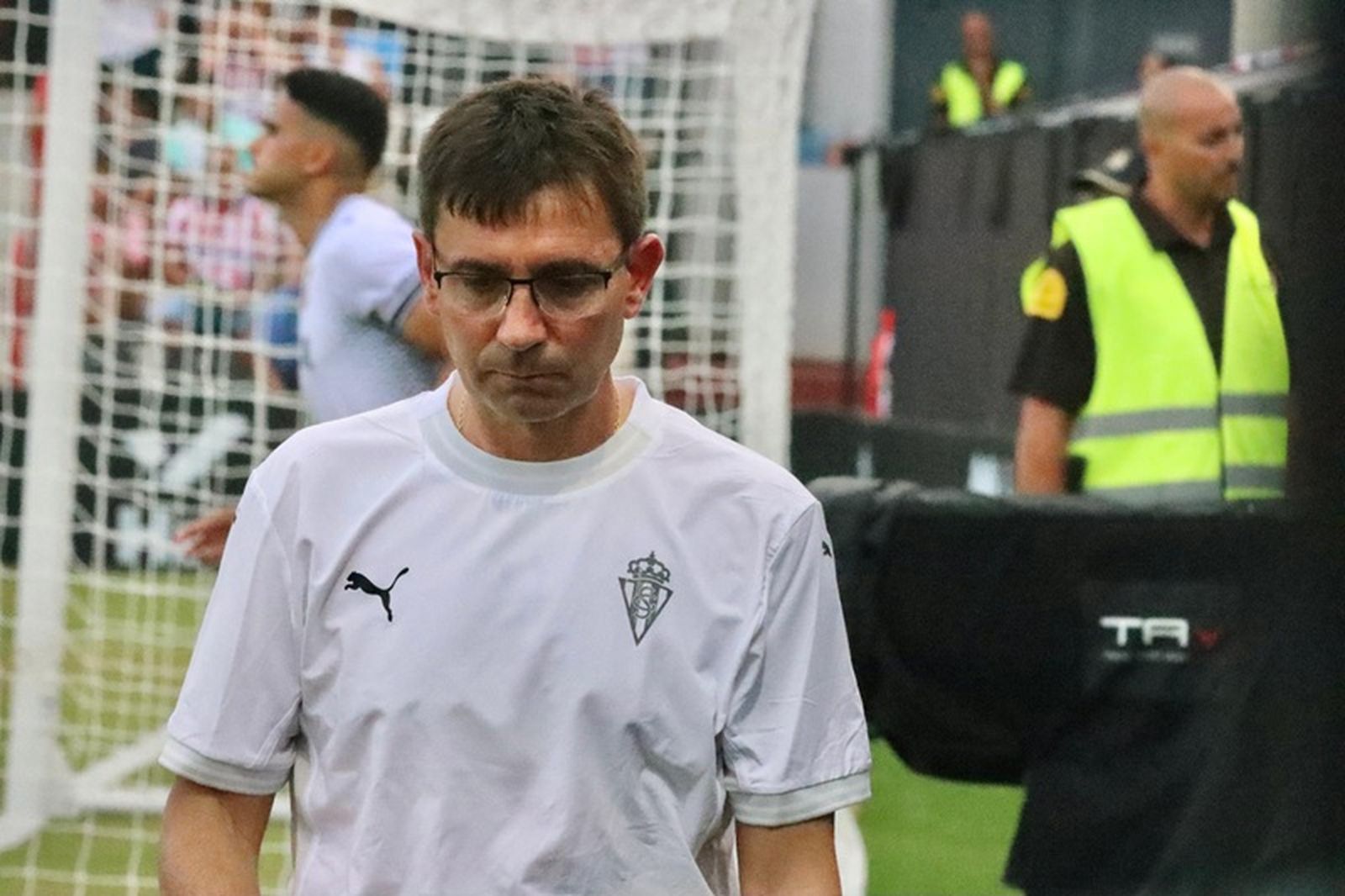 Asier Garitano, técnico del Real Sporting de Gijón. FOTO REDUAN