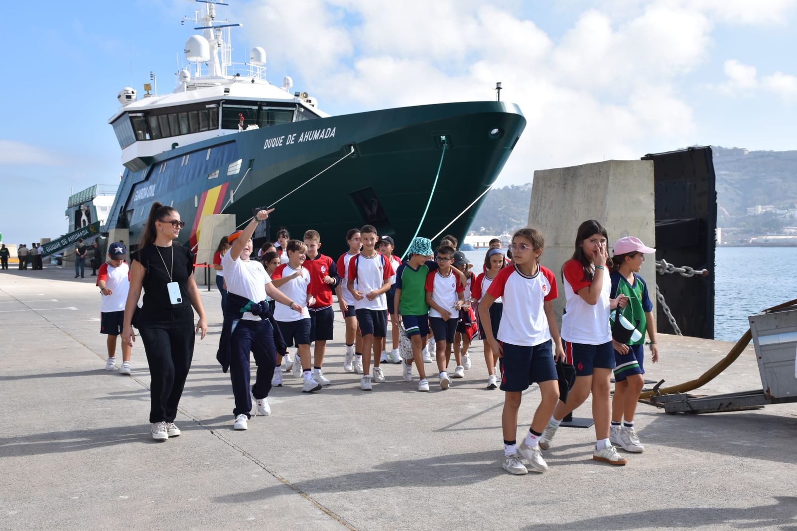 Exhibición de la Guardia Civil con motivo de la celebración de su patrona