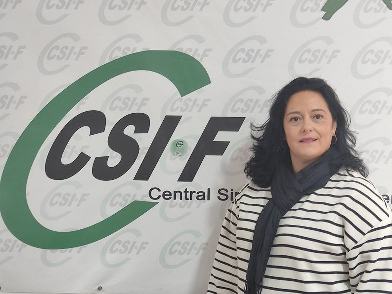 La nueva presidenta del Sector de Empresa Pública Estatal de CSIF en Ceuta, Gema Jiménez. / FOTO CEDIDA