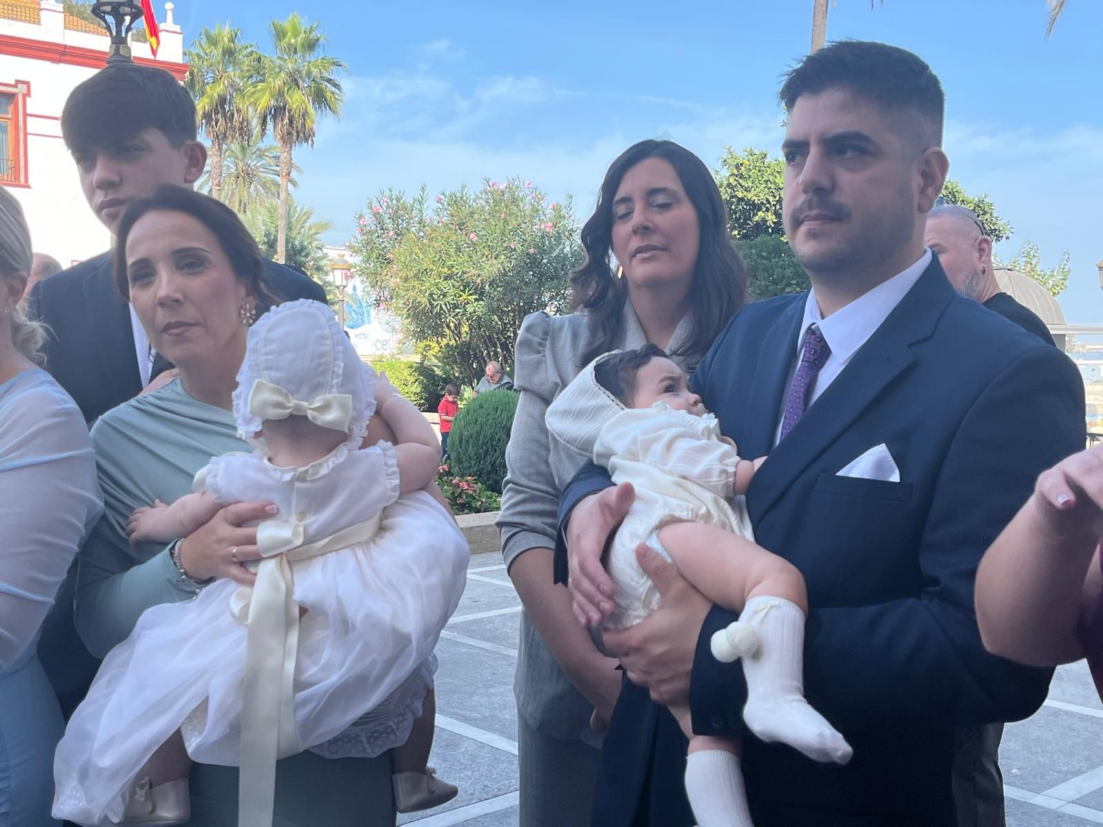 Bautismo de Nico, Mateo y Leo en el Santuario
