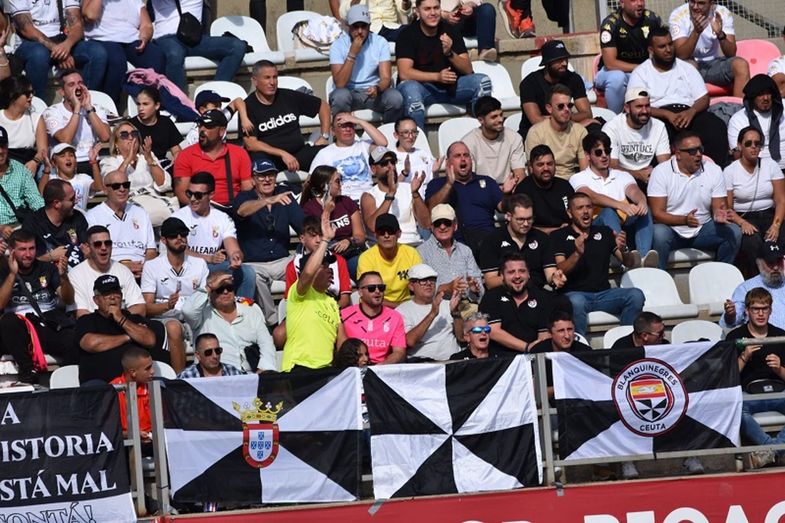 Aficionados ceutíes en Murcia la pasada temporada