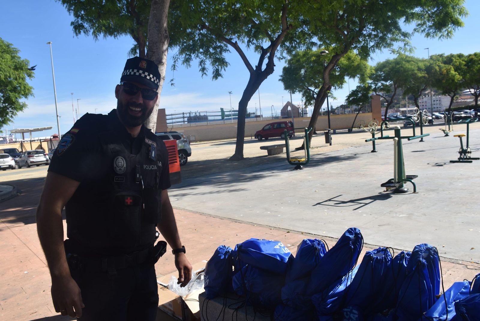 La Policía Local deslumbra a los pequeños de varios centros escolares