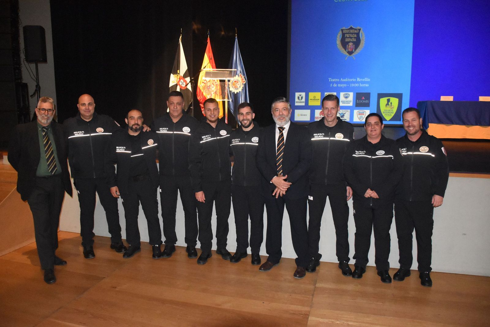 La seguridad privada celebra en el Revellín el día de la profesión