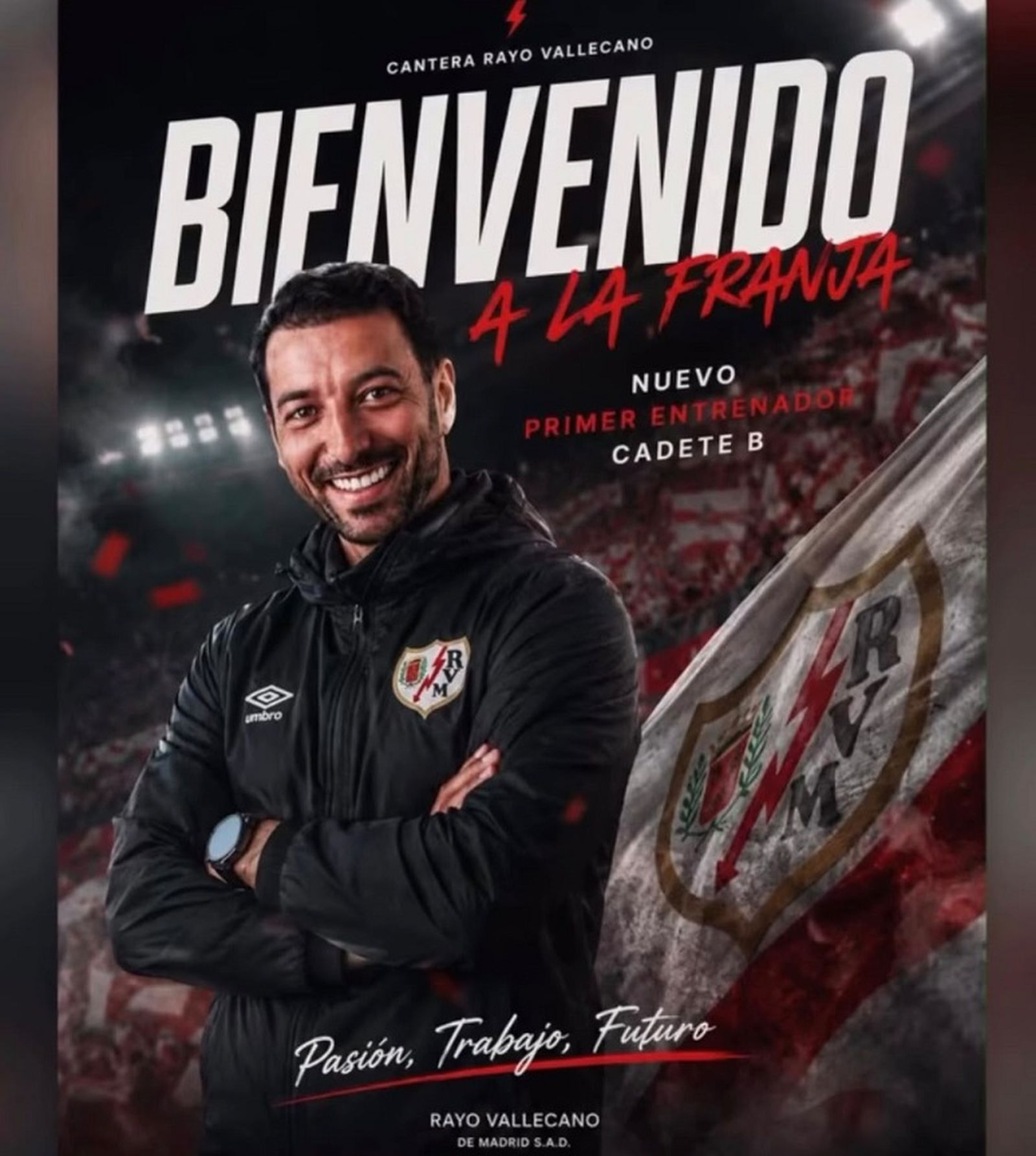 Víctor Fernández, ficha por el Rayo Cadete