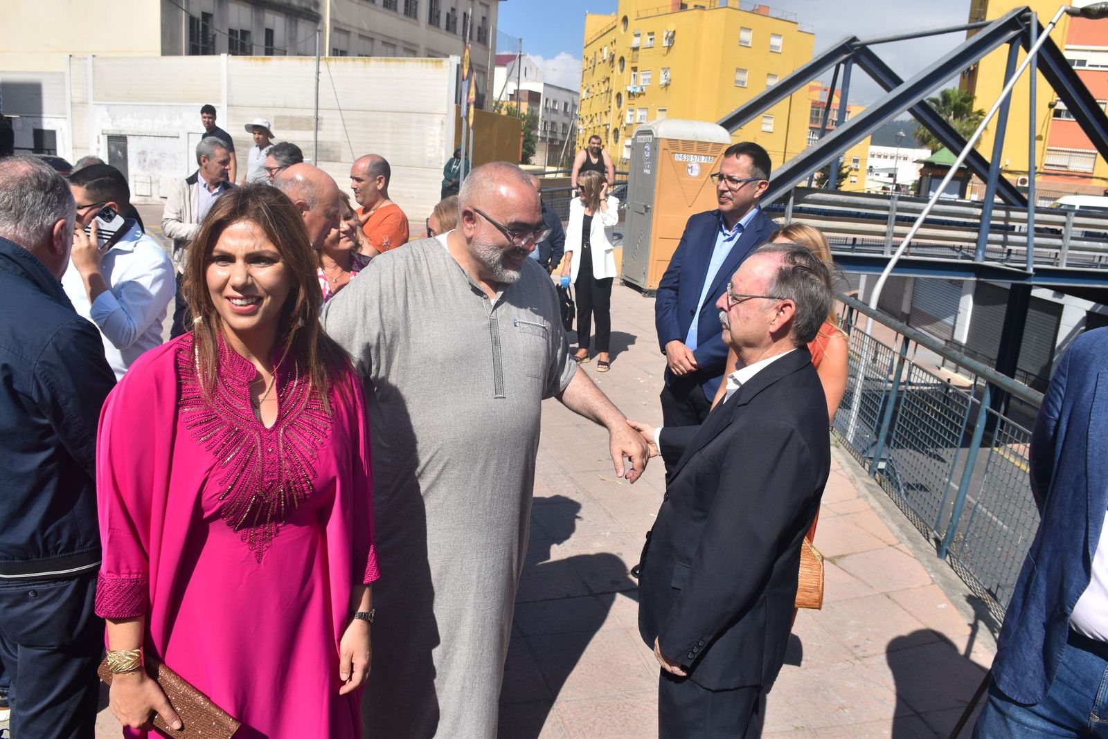 Así ha sido la visita de Benzina y Vivas al matadero de Hadú