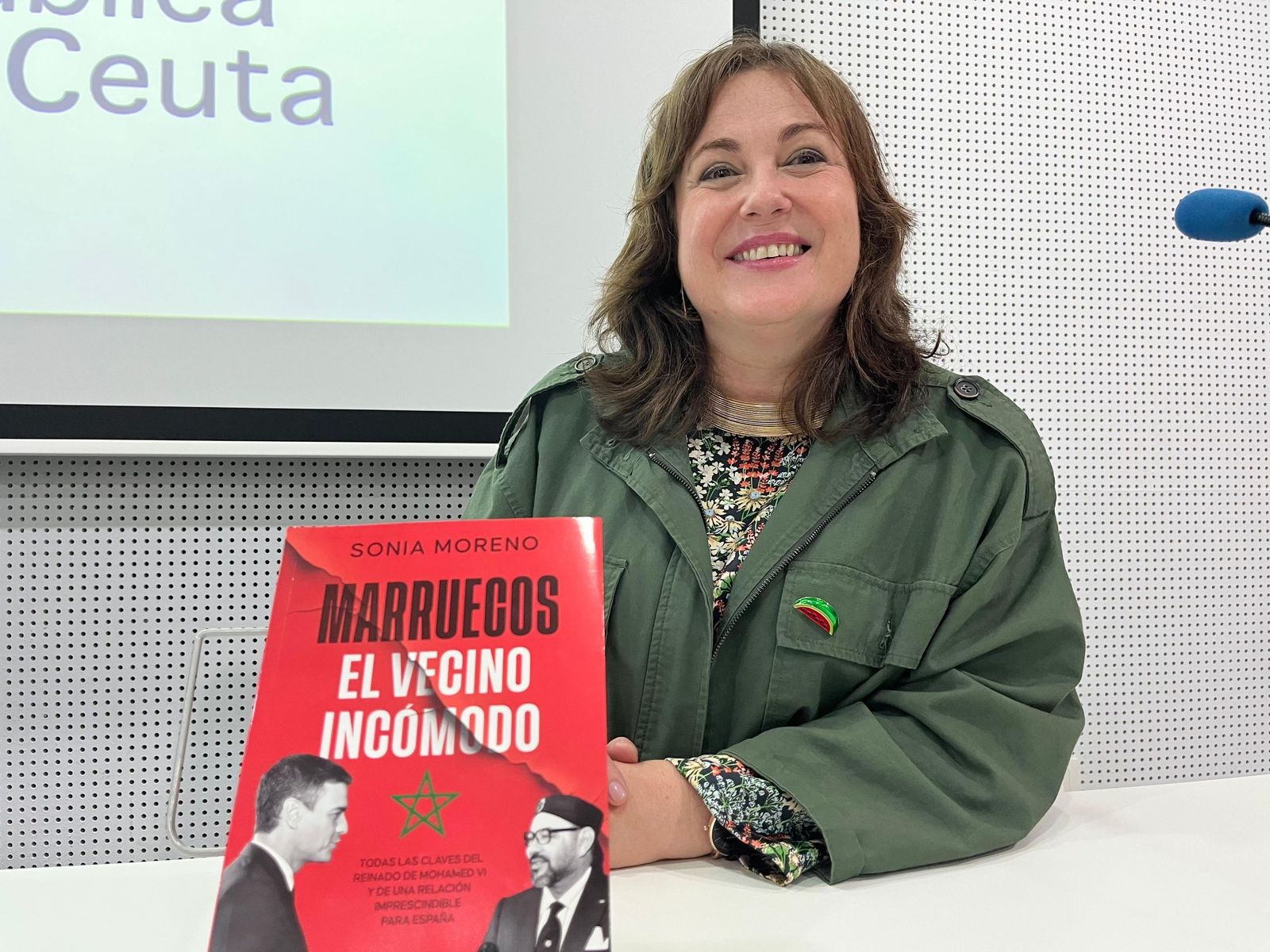 Sonia Moreno, durante la presentación Sonia Moreno, durante la presentación