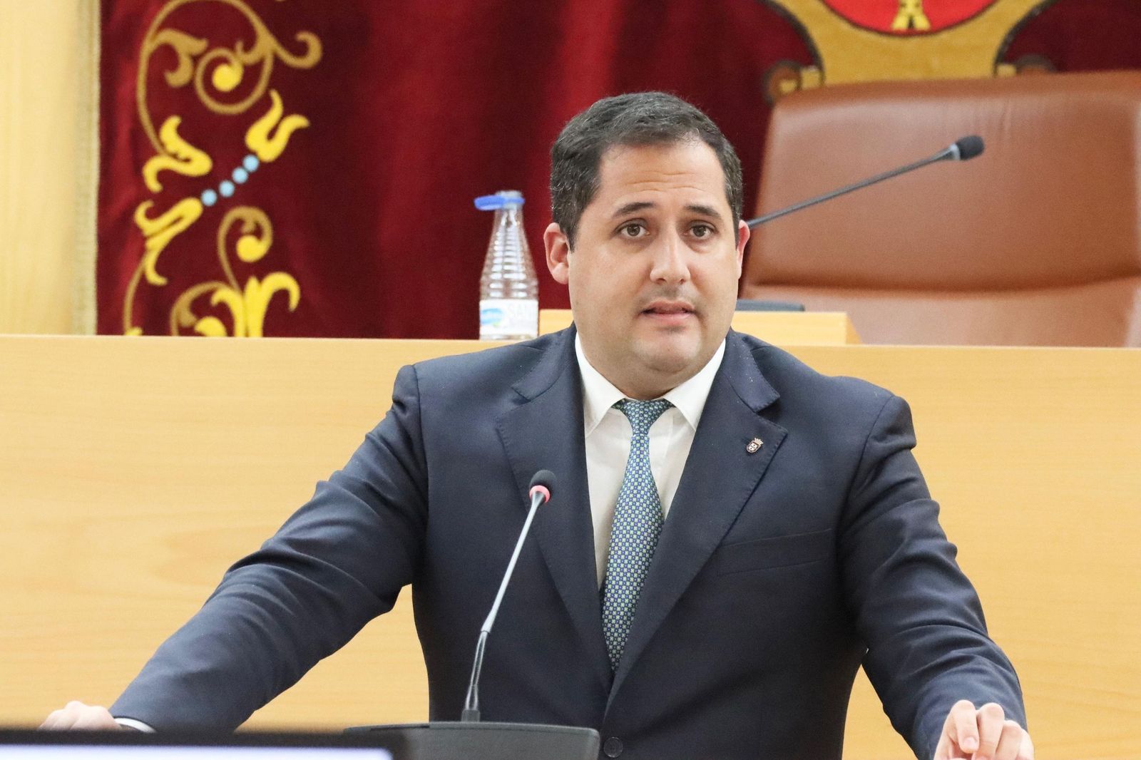 Ramírez durante el pleno para aprobar los Presupuestos del año que viene