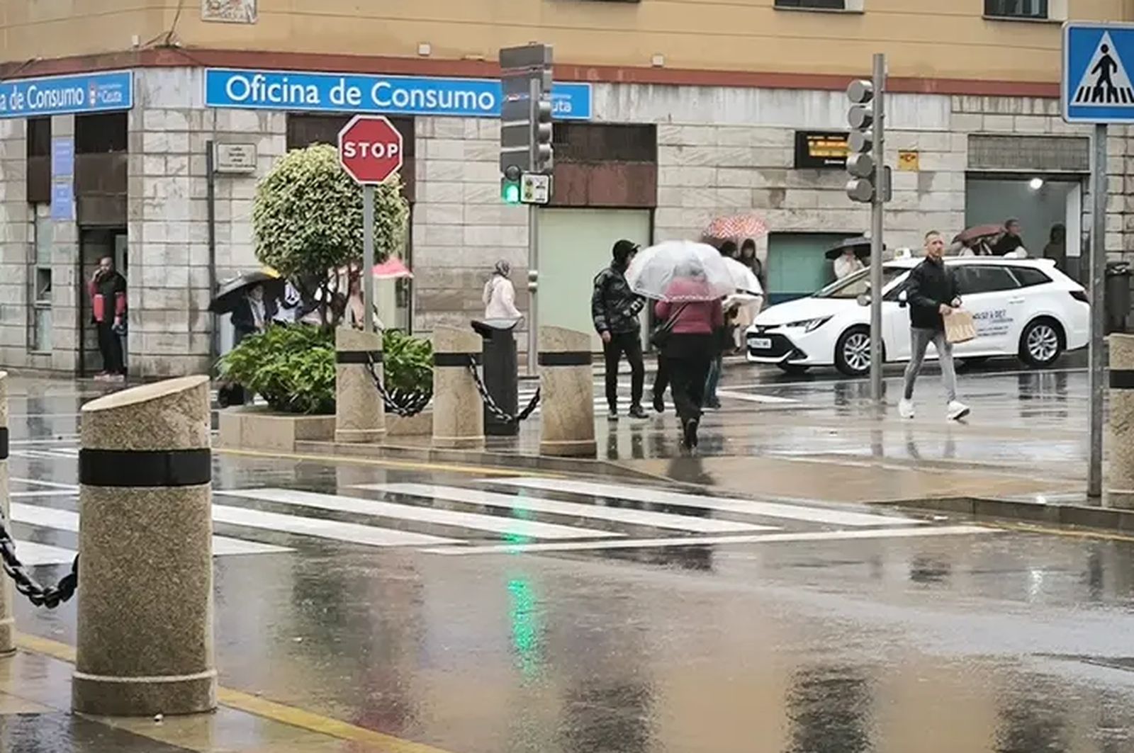 Domingo de lluvia en Ceuta para despedir la penúltima semana del año