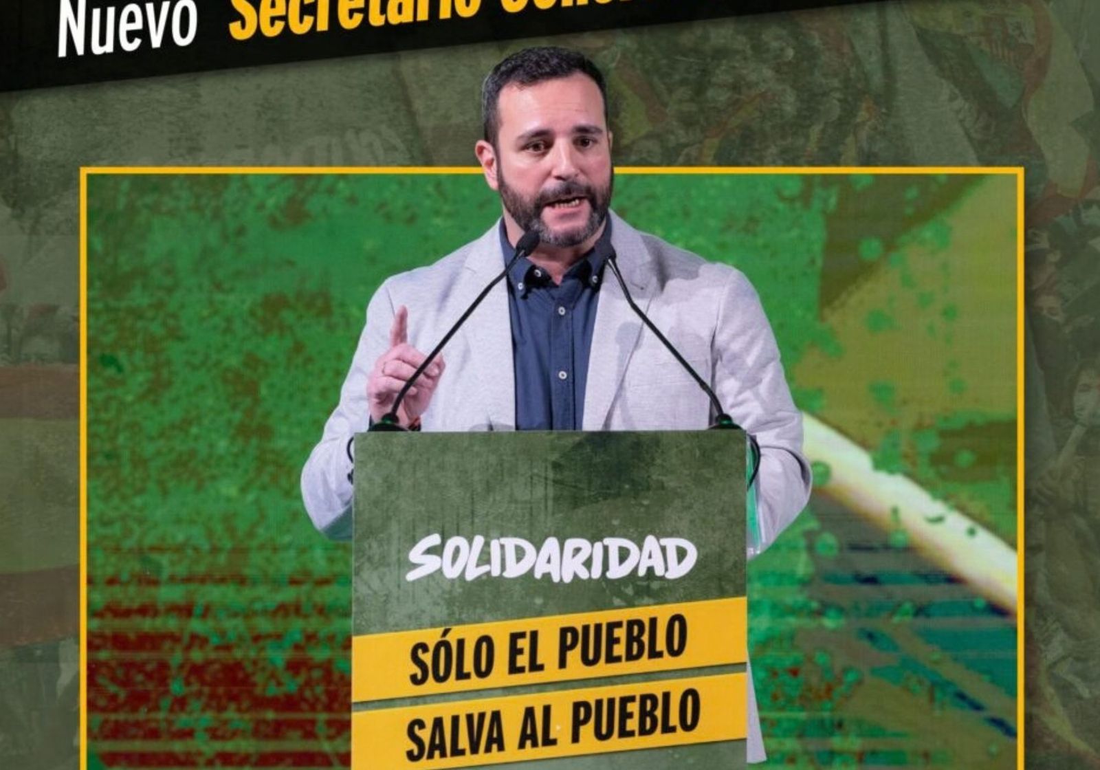El secretario general de Solidaridad, Jordi de la Fuente