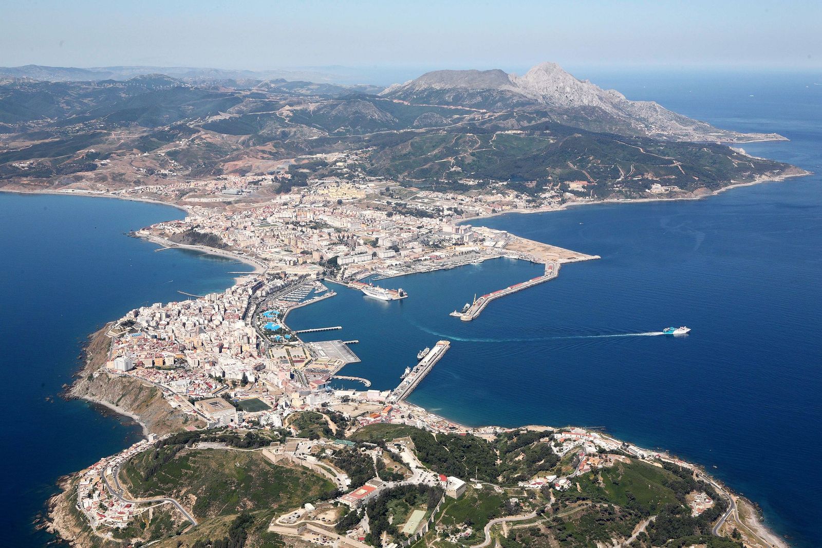 Vista de Ceuta.