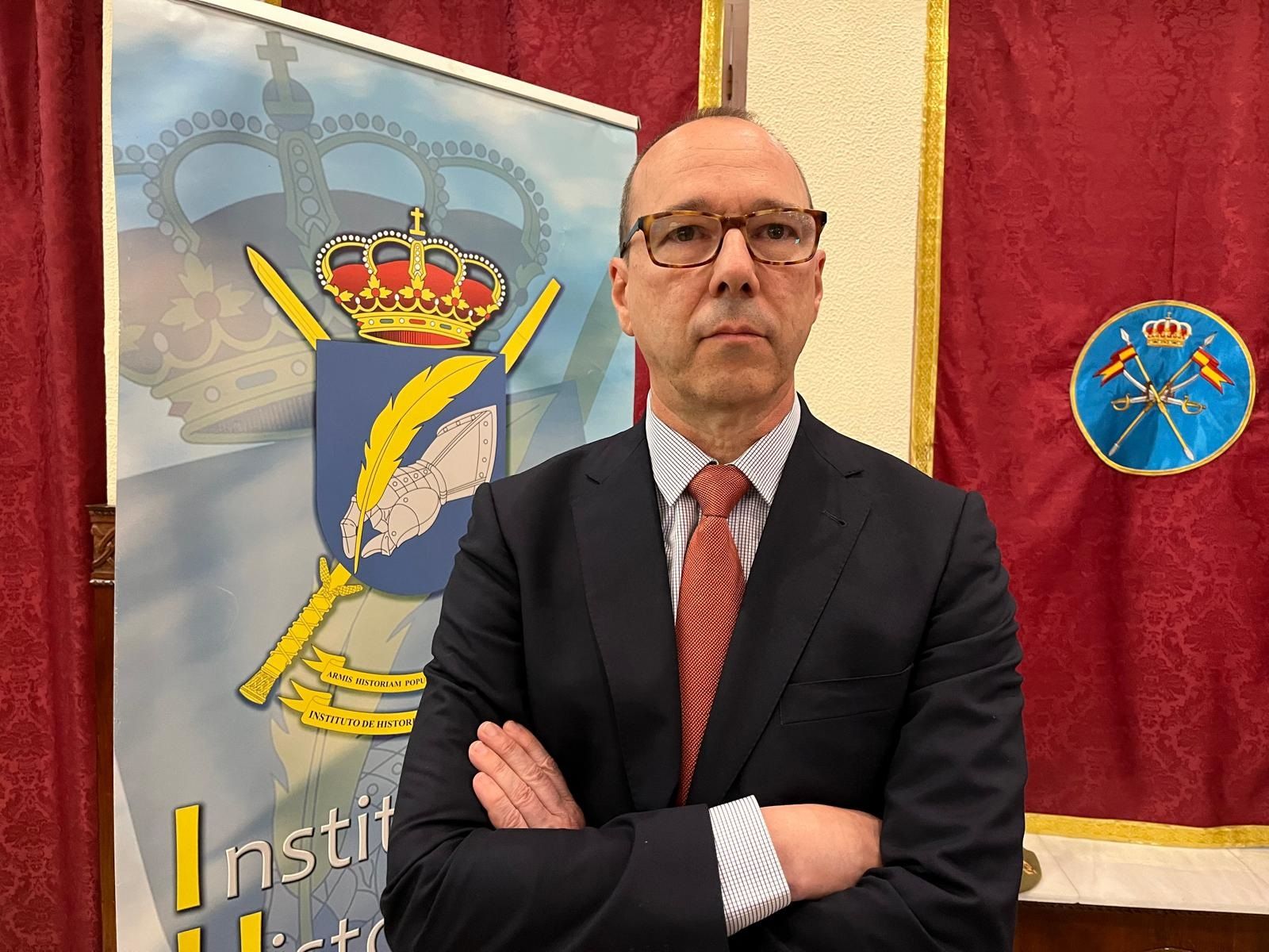 El autor, hoy en el Casino Militar