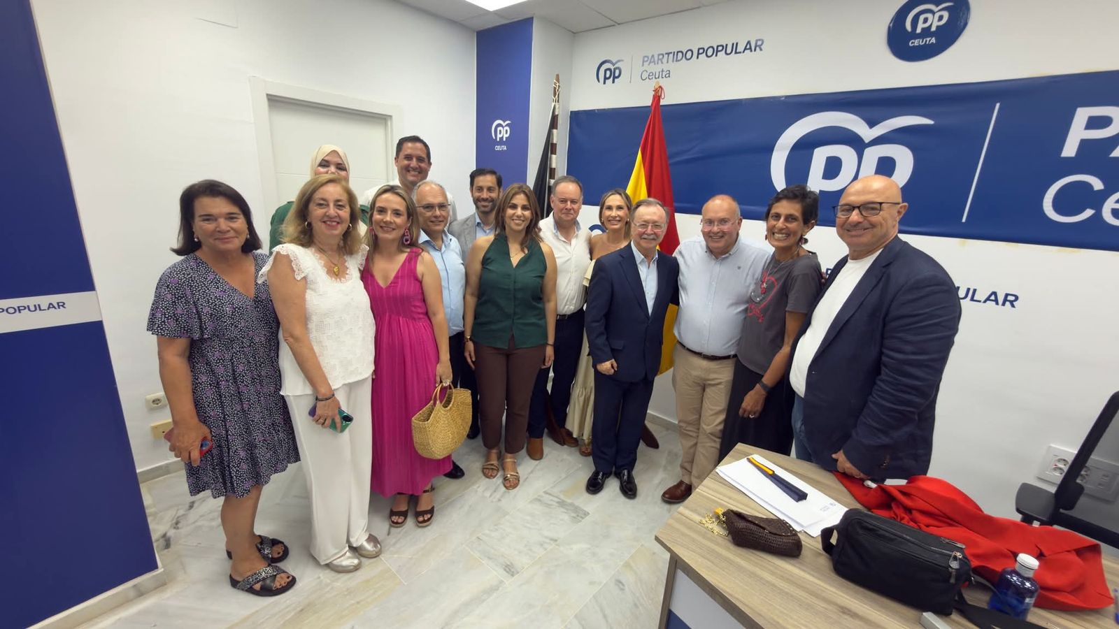 El PP de Ceuta refuerza su unidad junto a Miguel Tellado y fija como objetivo un Gobierno de Feijóo