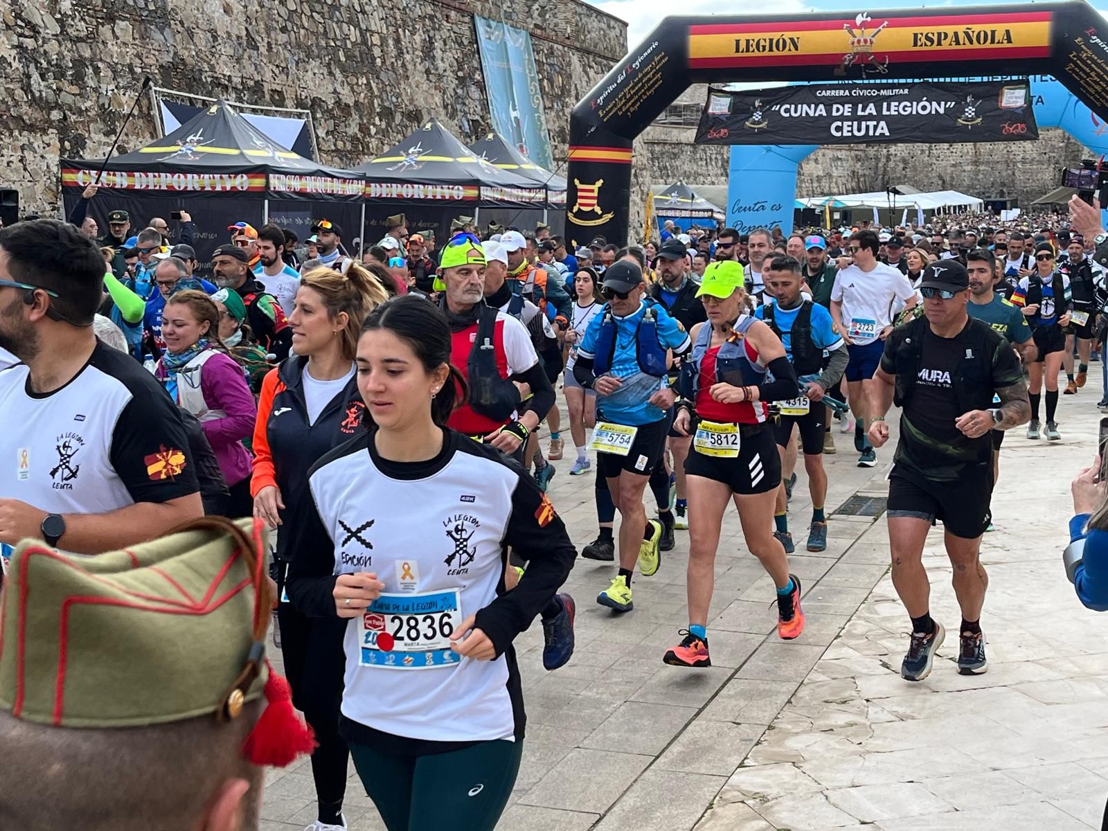 La previa y el inicio de la X Cuna de la Legión a través del objetivo de Reduan