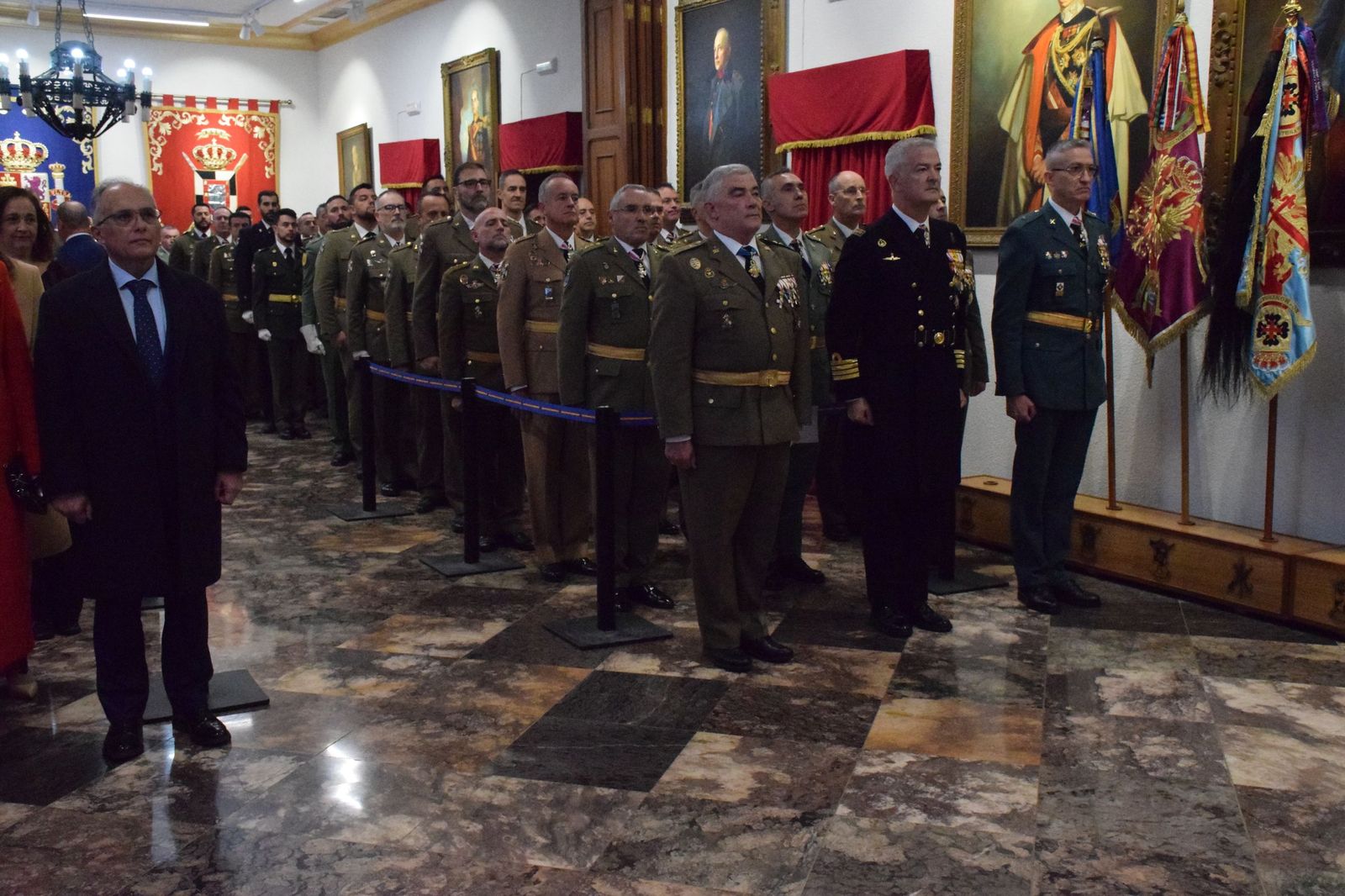 Momento de la celebración de la Pascua Militar.